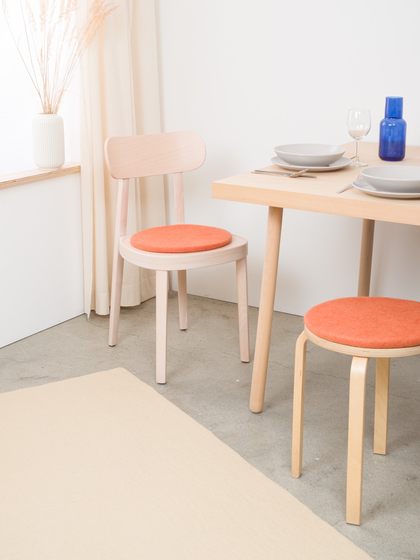myfelt Lea - Flache Sitzauflage rund