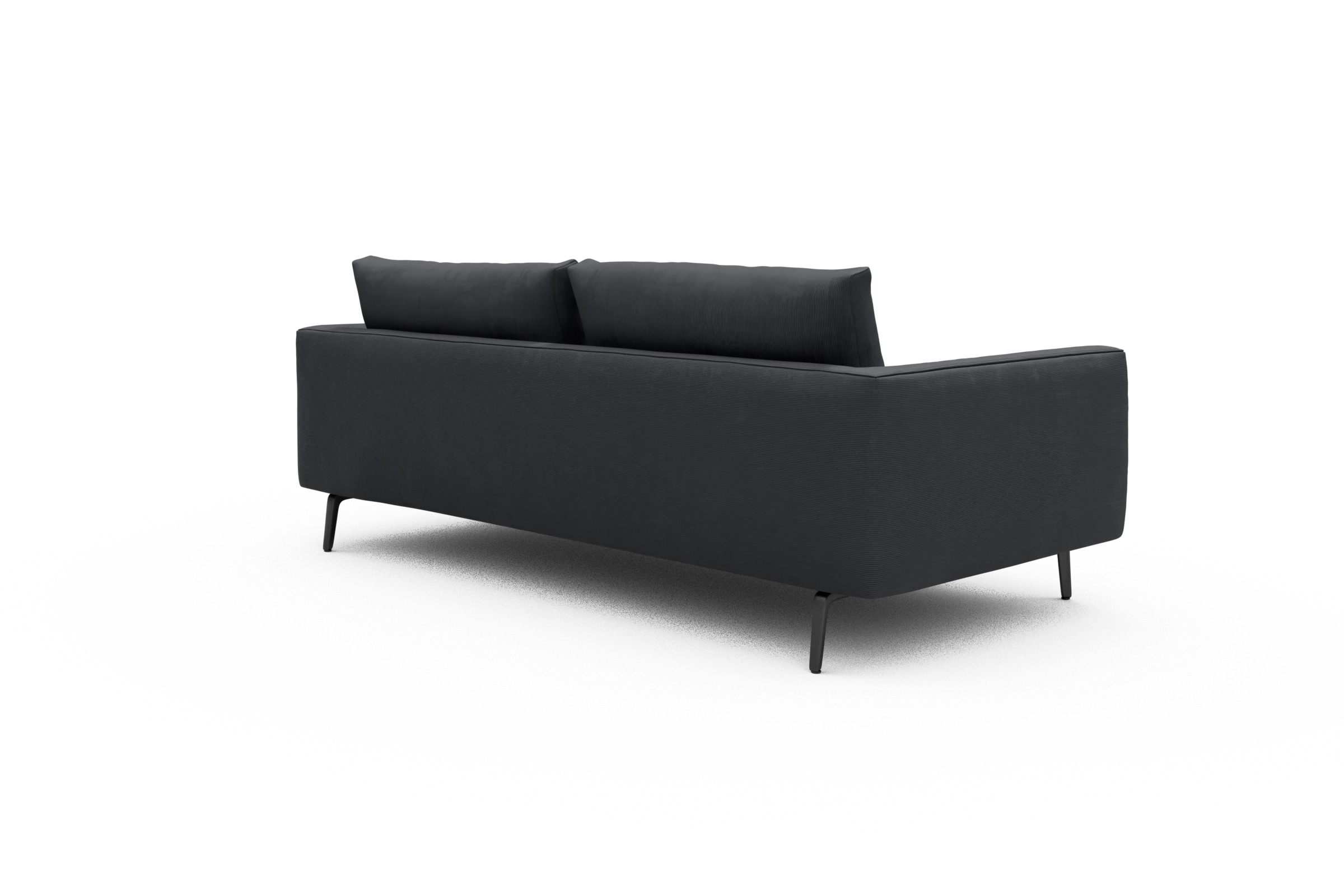 Sofa Karl 3-Sitzer Cordufine-Slate-Grey
