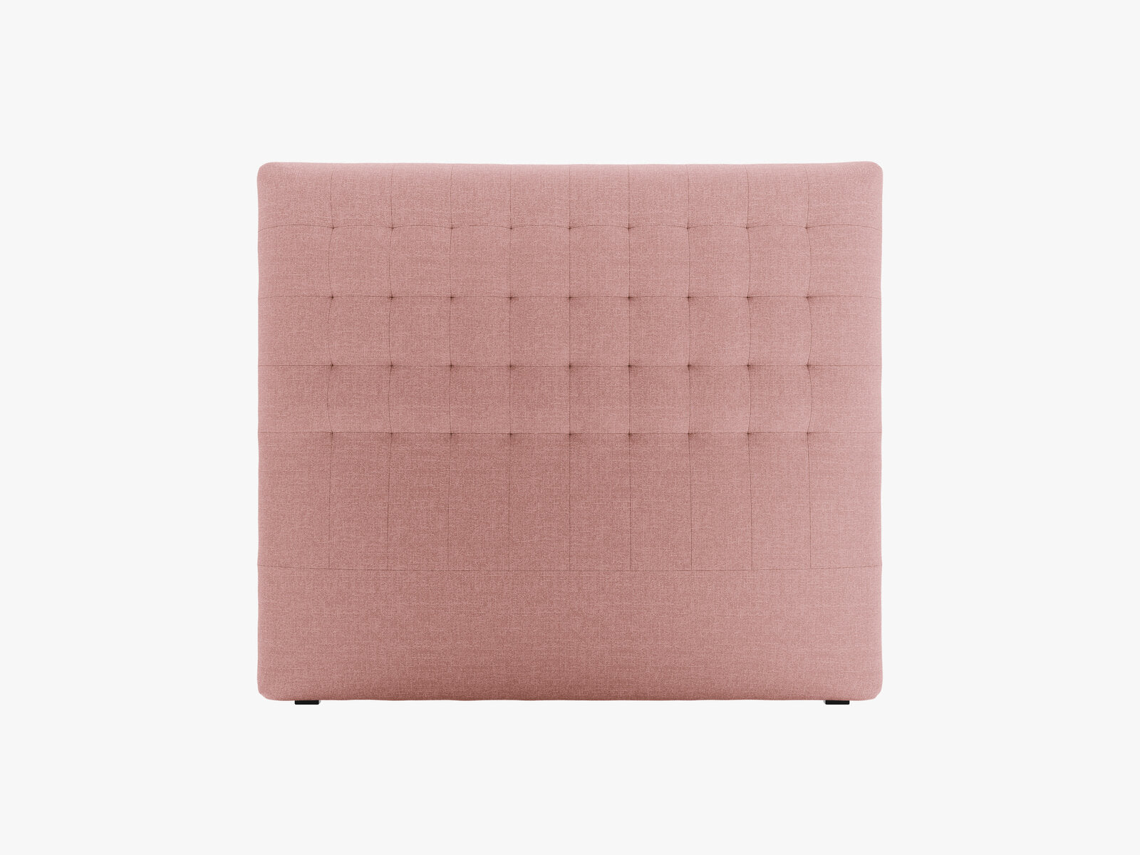 Micadoni Nova Samtiger Kopfteil 120 cm (H 120 cm) Strukturierter Stoff Liberty Rosa 140x120