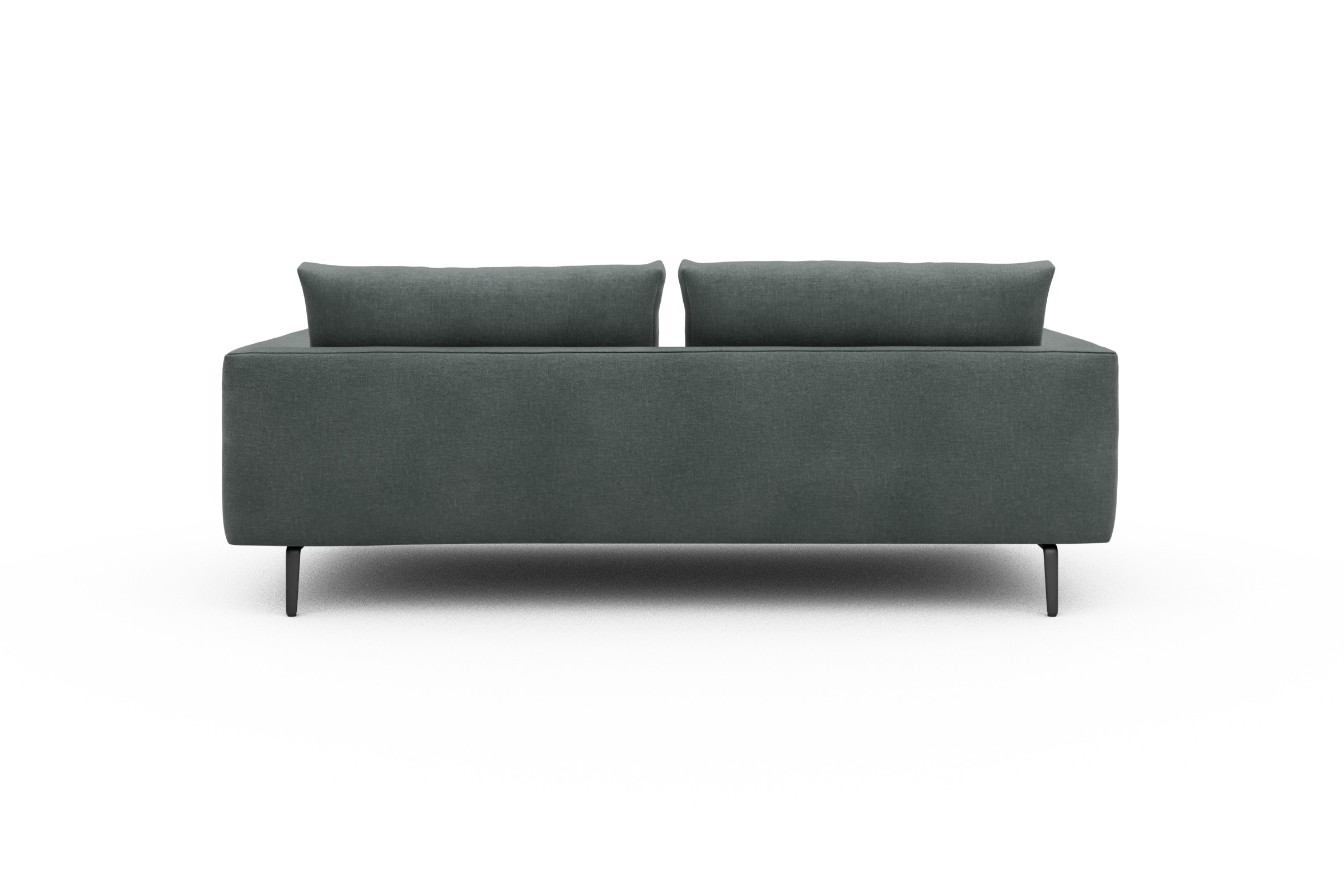 Sofa Karl 3-Sitzer Smooth-Silver-Grey