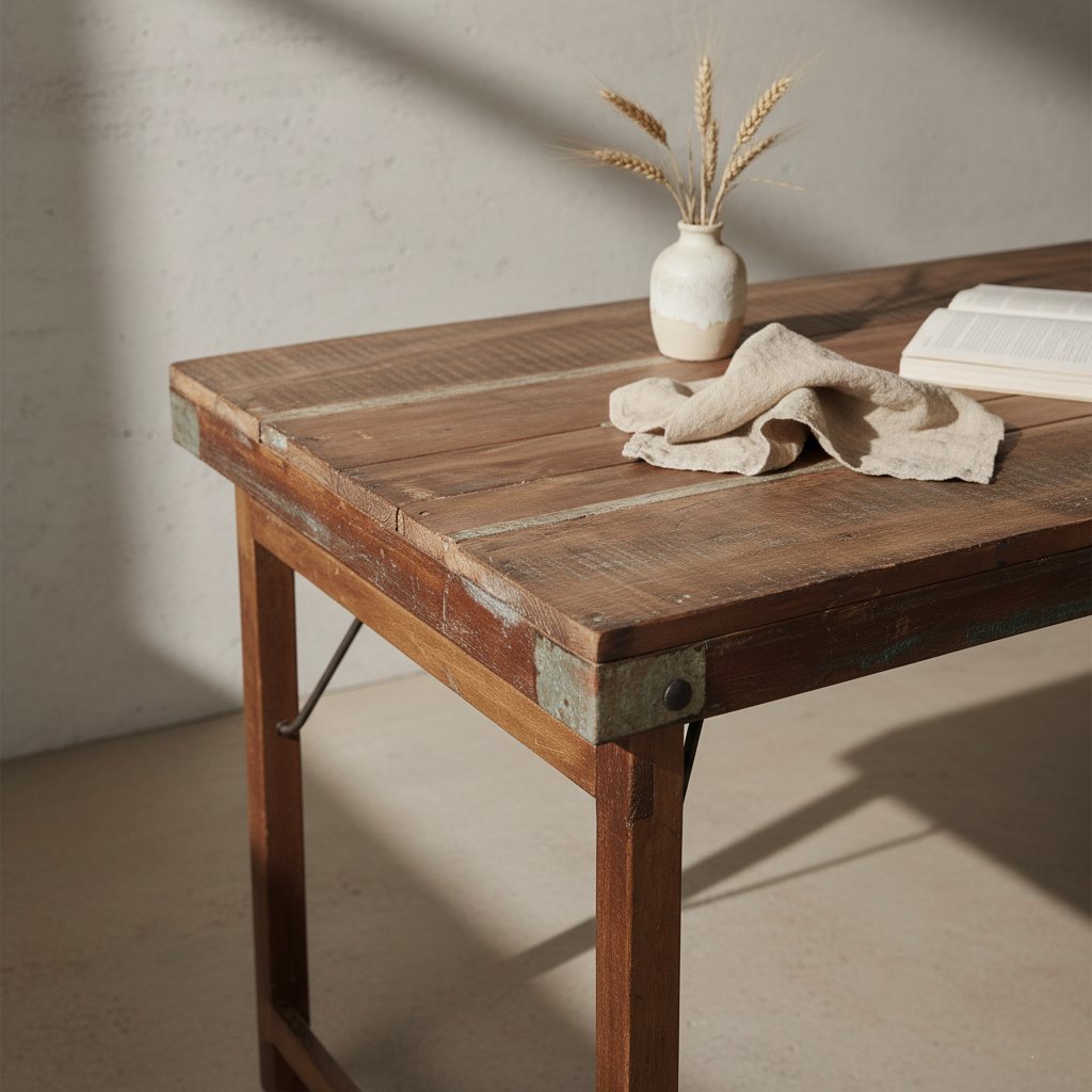 Raw Materials Klappbarer Vintage-Esstisch XL 190x80x76cm