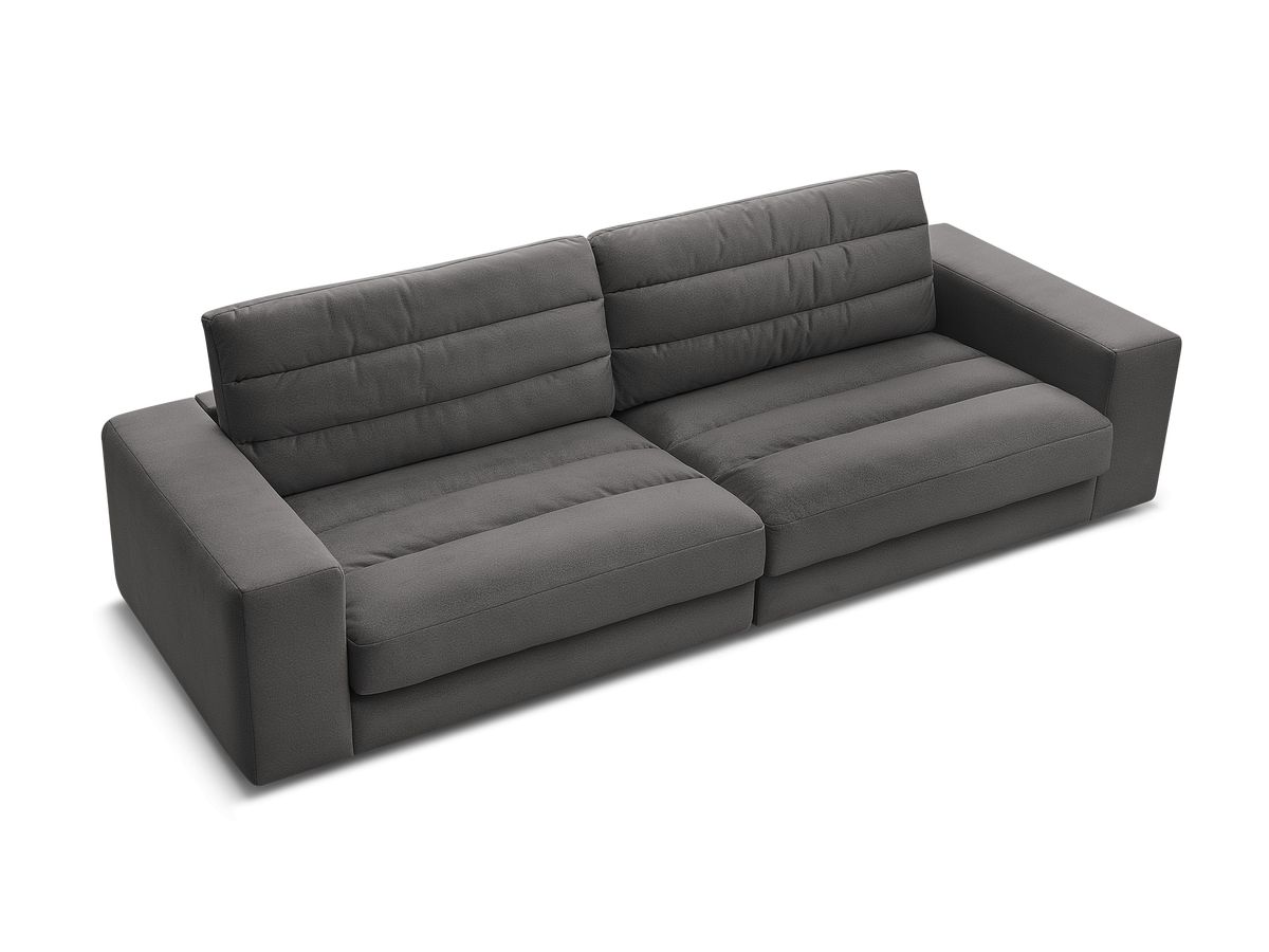 Bobochic Sierra Sofa 3-Sitzer Samt Schwarz