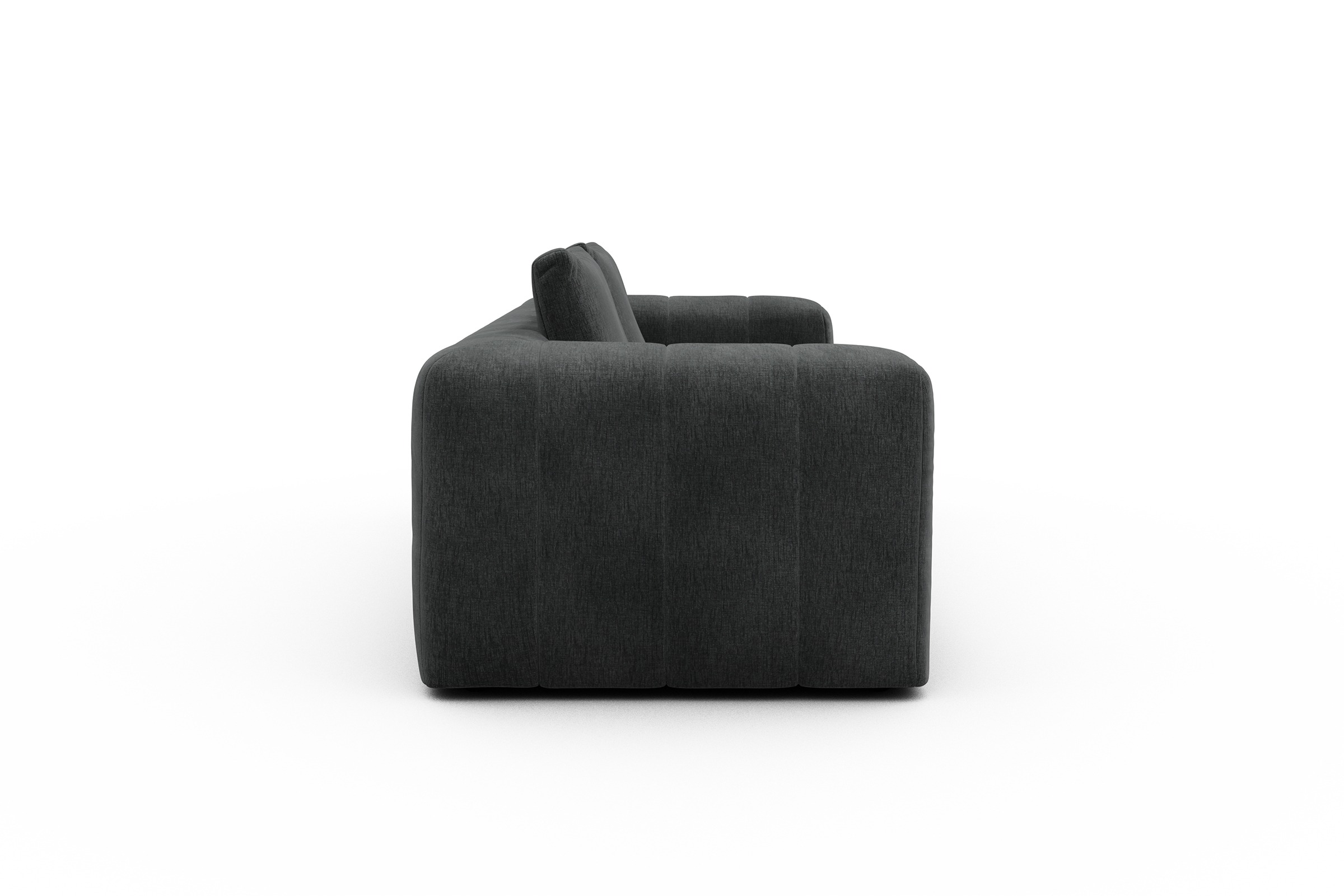 Sofa Hugo 3-Sitzer Smooth-Deep-Warm-Grey