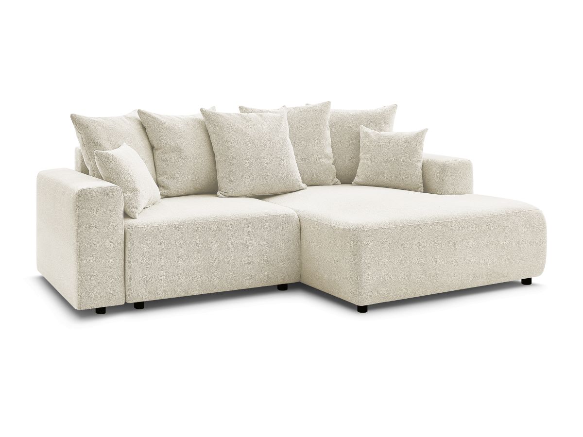 Bobochic Atilla Ecksofa mit Schlaffunktion und Bettkasten