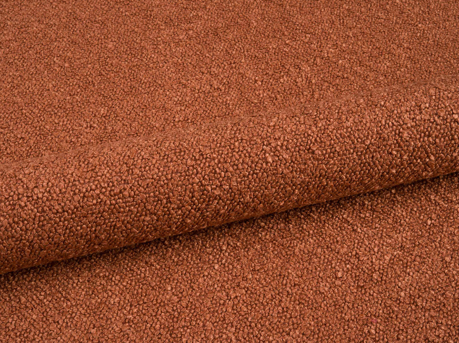 Micadoni Ecksofa Molino 4-Sitzer Links Boucle Baloo Braun