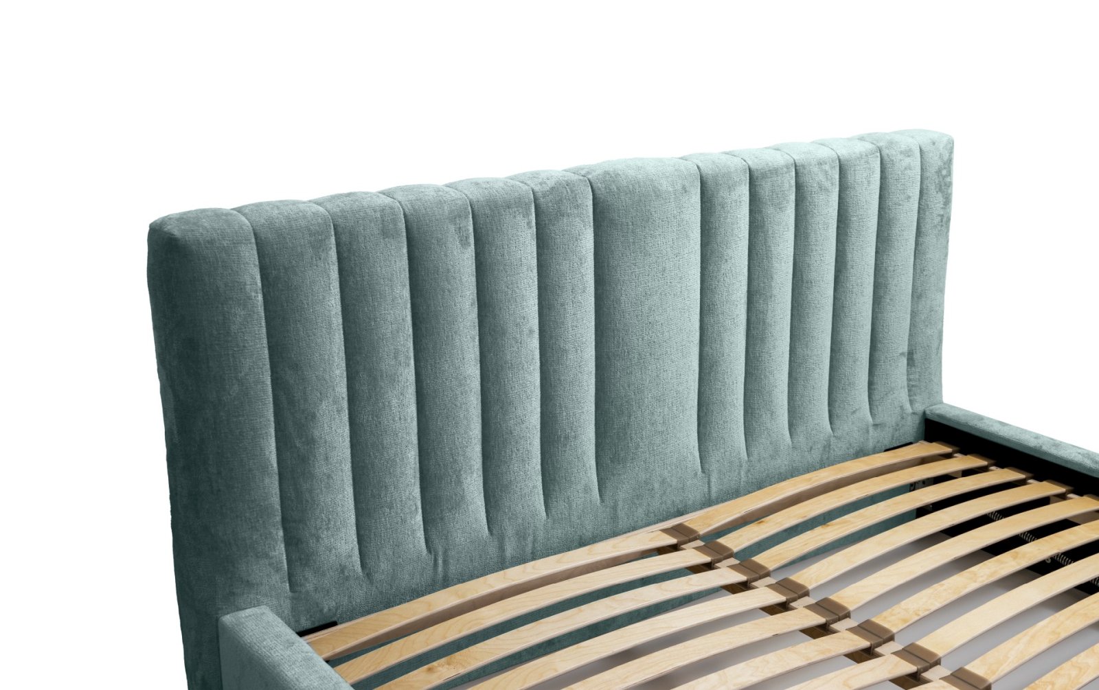 Polsterbett Velo-Vi Chenille 160x200 mit Metallrahmen Perfect Harmony 72