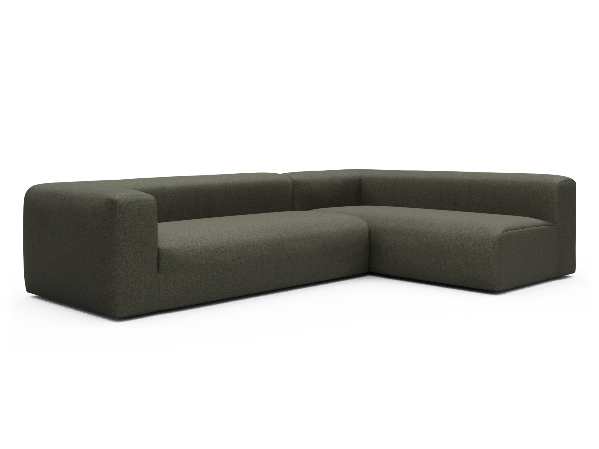 Skandi Home Ecksofa Fred 2x 2,5-Sitzer rechts offen Sama-Winter-Moss moebelfaktor
