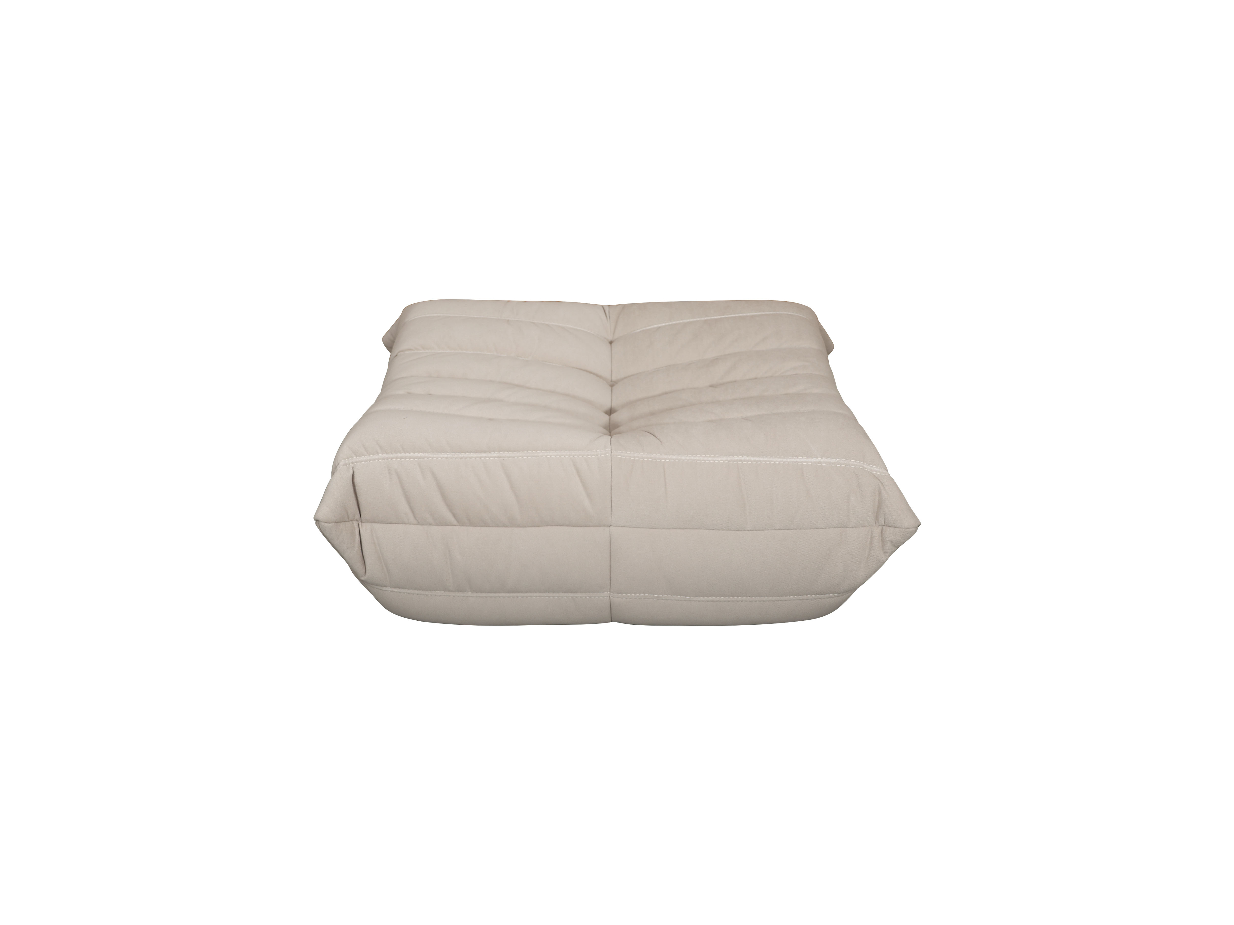 Livin Hill Set Nua: Sessel 87 cm + Fußhocker Hellbeige