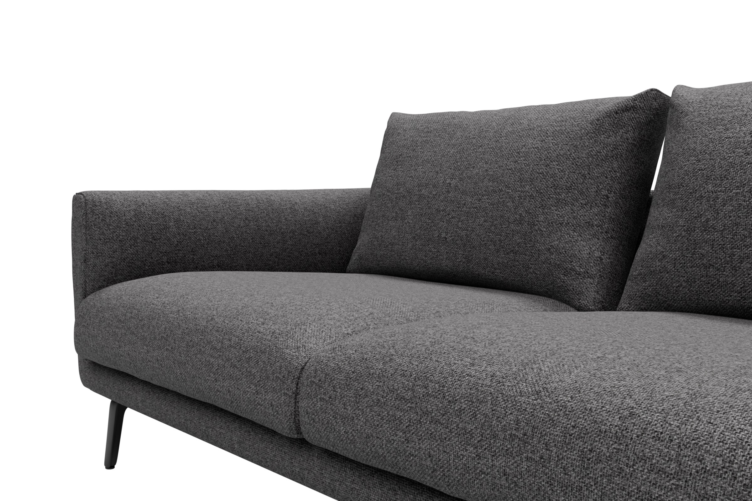 Ecksofa Karl Relax-Ecke rechts mit 2,5-Sitzer Sama-Antracite