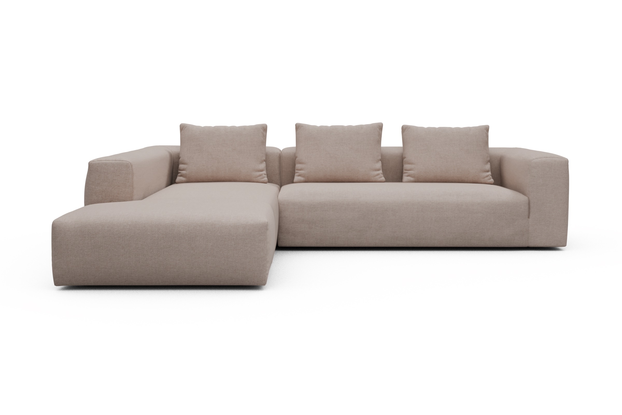 Skandi Home Ecksofa Fred Relax-Ecke links mit 2,5-Sitzer Weda-Sand moebelfaktor