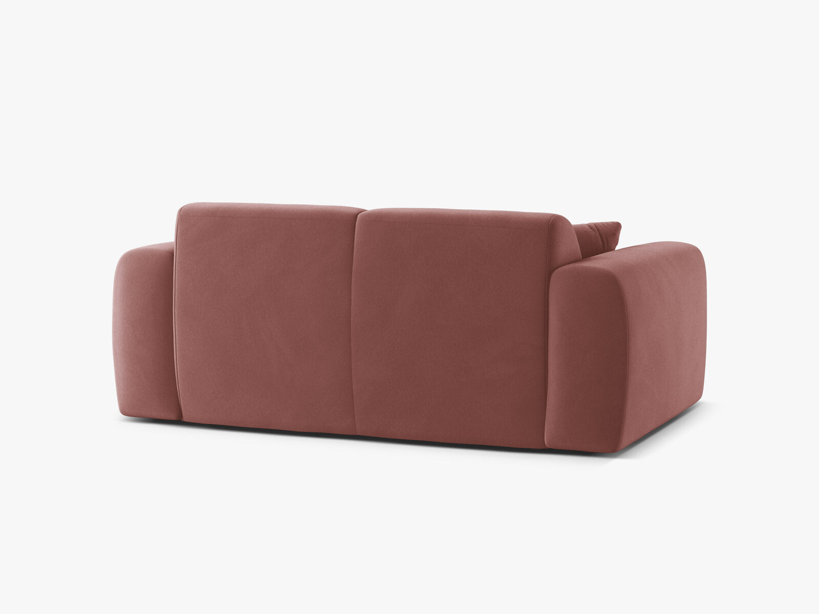 Micadoni Sofa Molino 2-Sitzer Samt Casino Flamingo