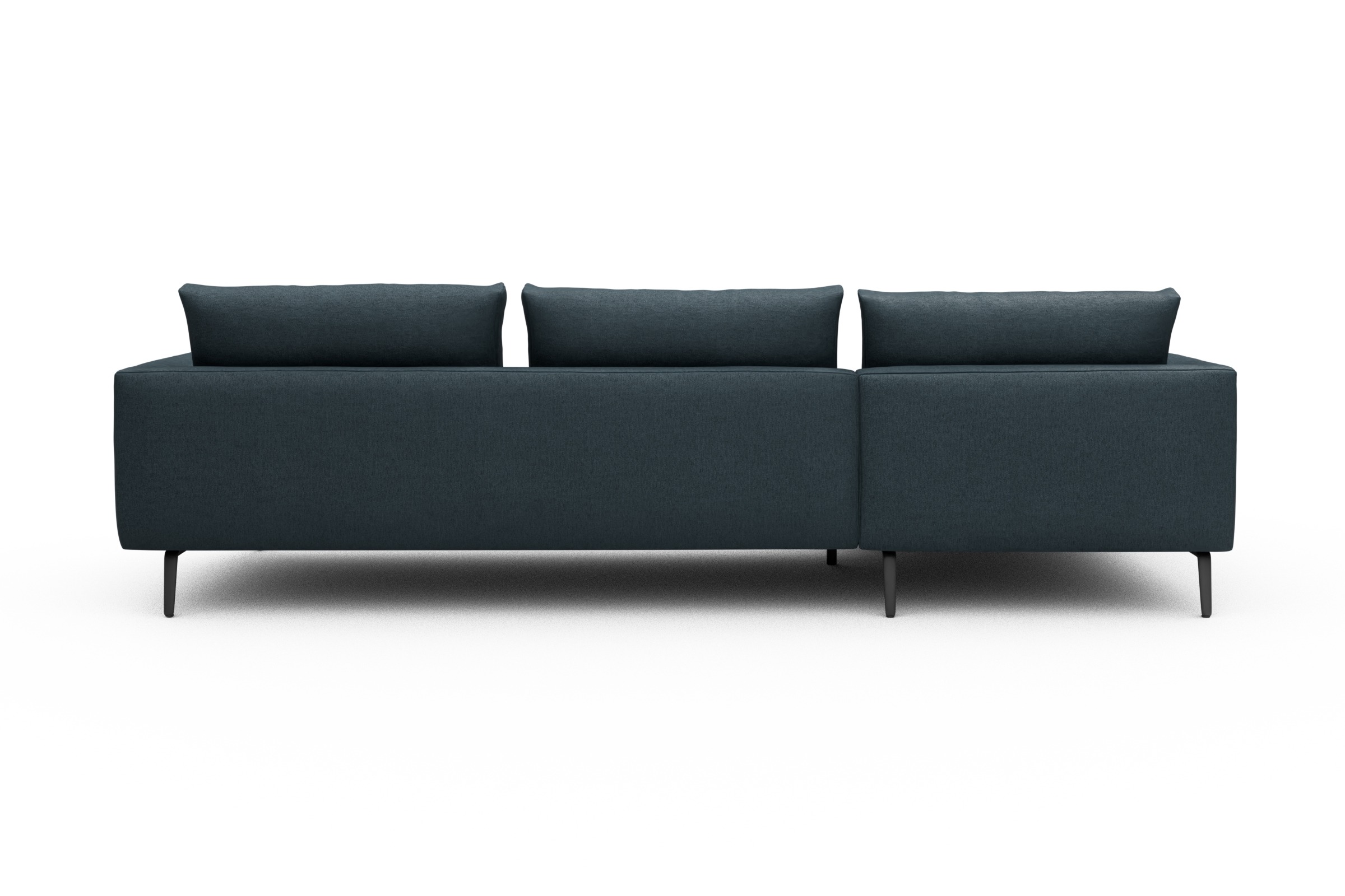 Ecksofa Karl Chaiselongue links mit 2,5-Sitzer Denari-Royal-Blue