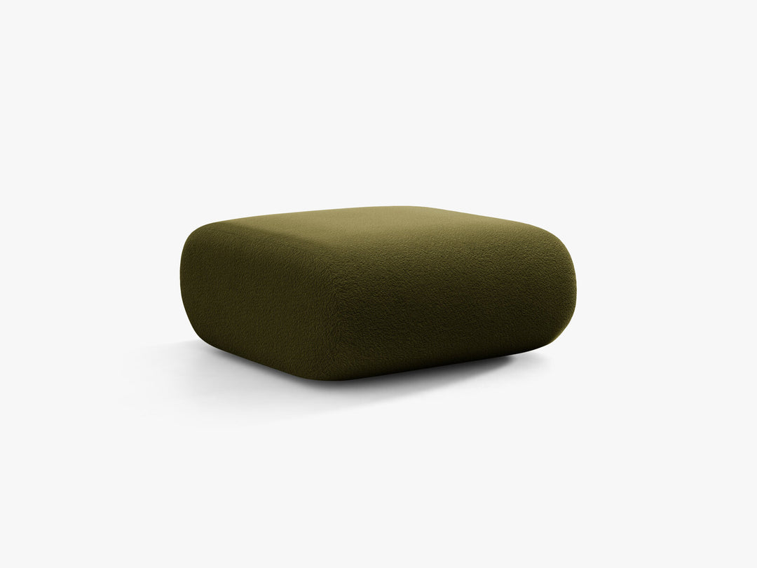 Micadoni Neo Pouf Boucle Baloo Dunkles Olivgrün