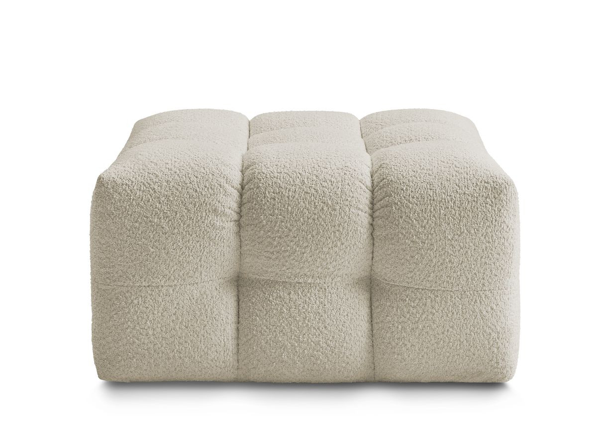 Bobochic Cloud Pouf Bouclé-Stoff Beige