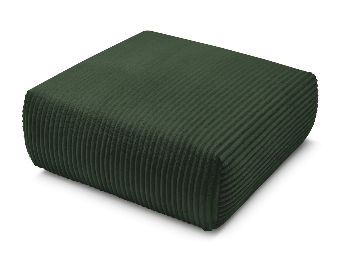 Bobochic Lucien Pouf Breitcord weich Grün