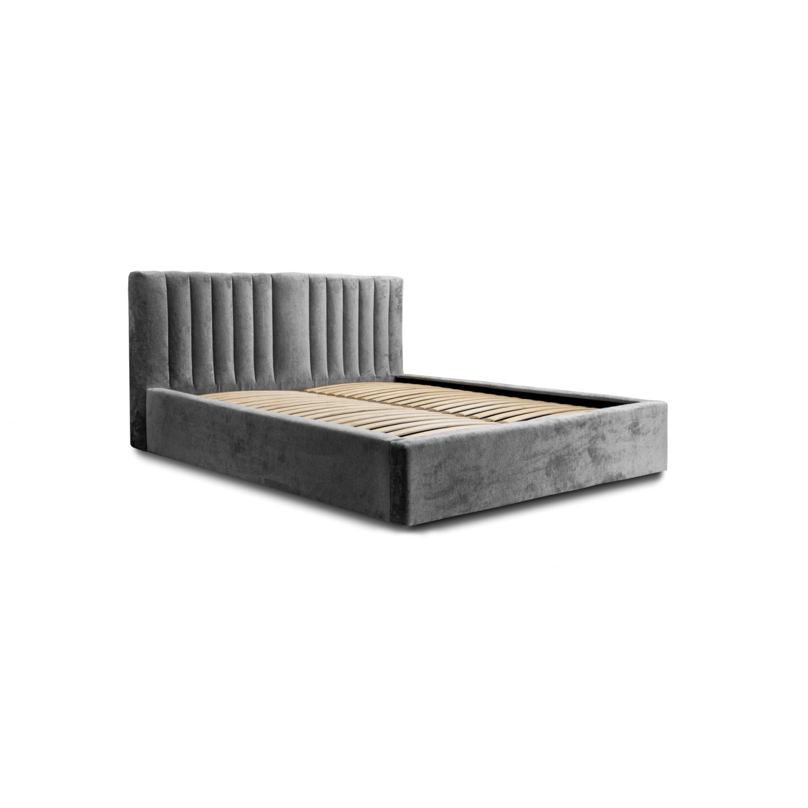 Polsterbett Velo-Vi Chenille 140x200 mit Holzrahmen Perfect Harmony 85