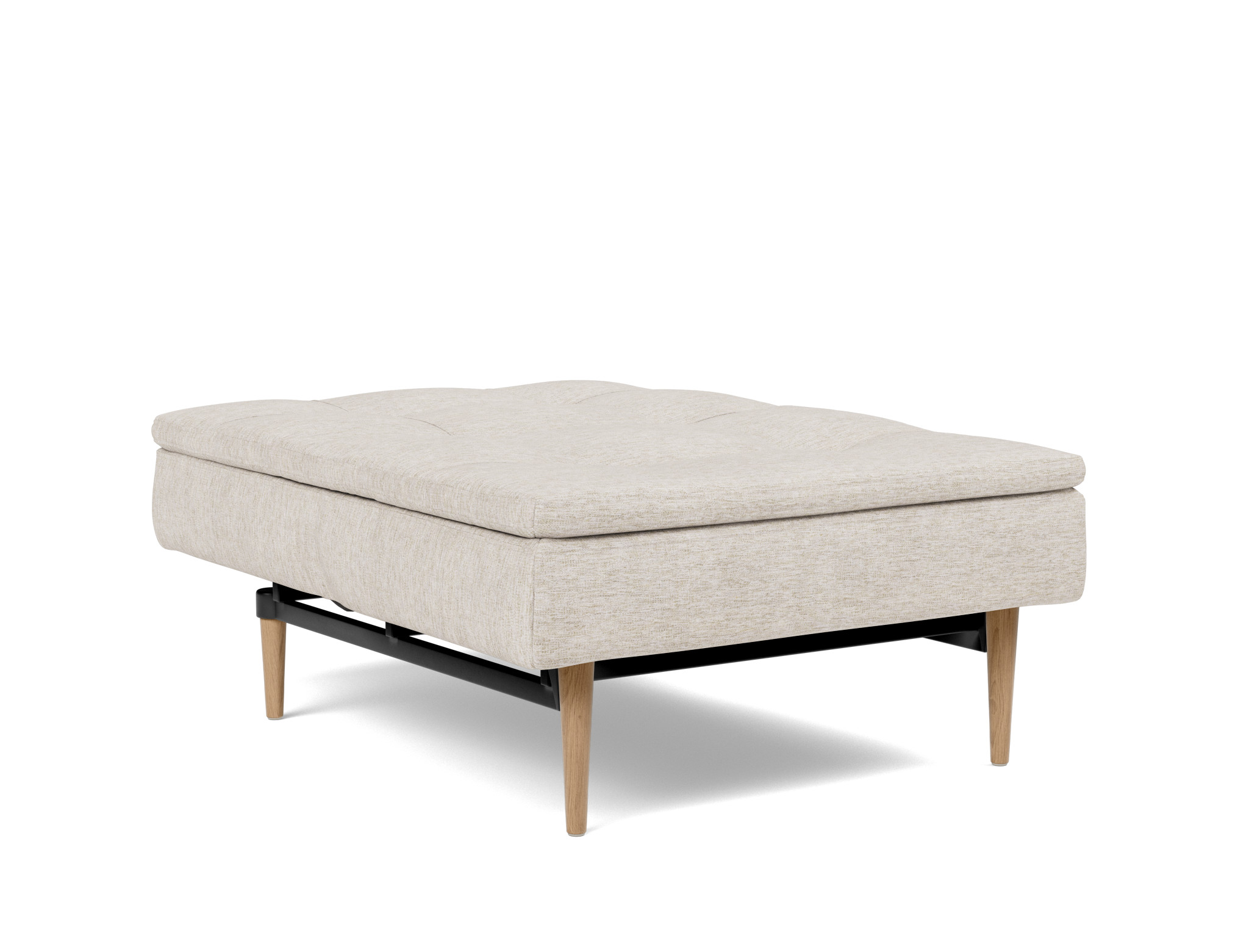 Sessel Dublexo Chenille Yuveno 470-Natural Beine Styletto Eiche hell