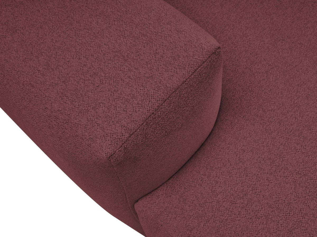 Bobochic Voltaire Sofa 4-Sitzer 248 × 170 cm Melange-Stoff Rot
