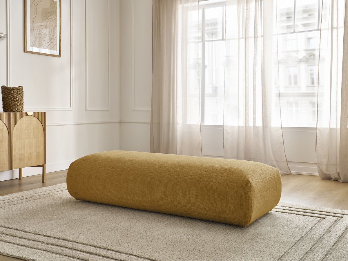 Bobochic Sirius Sofa Strukturstoff Gelb
