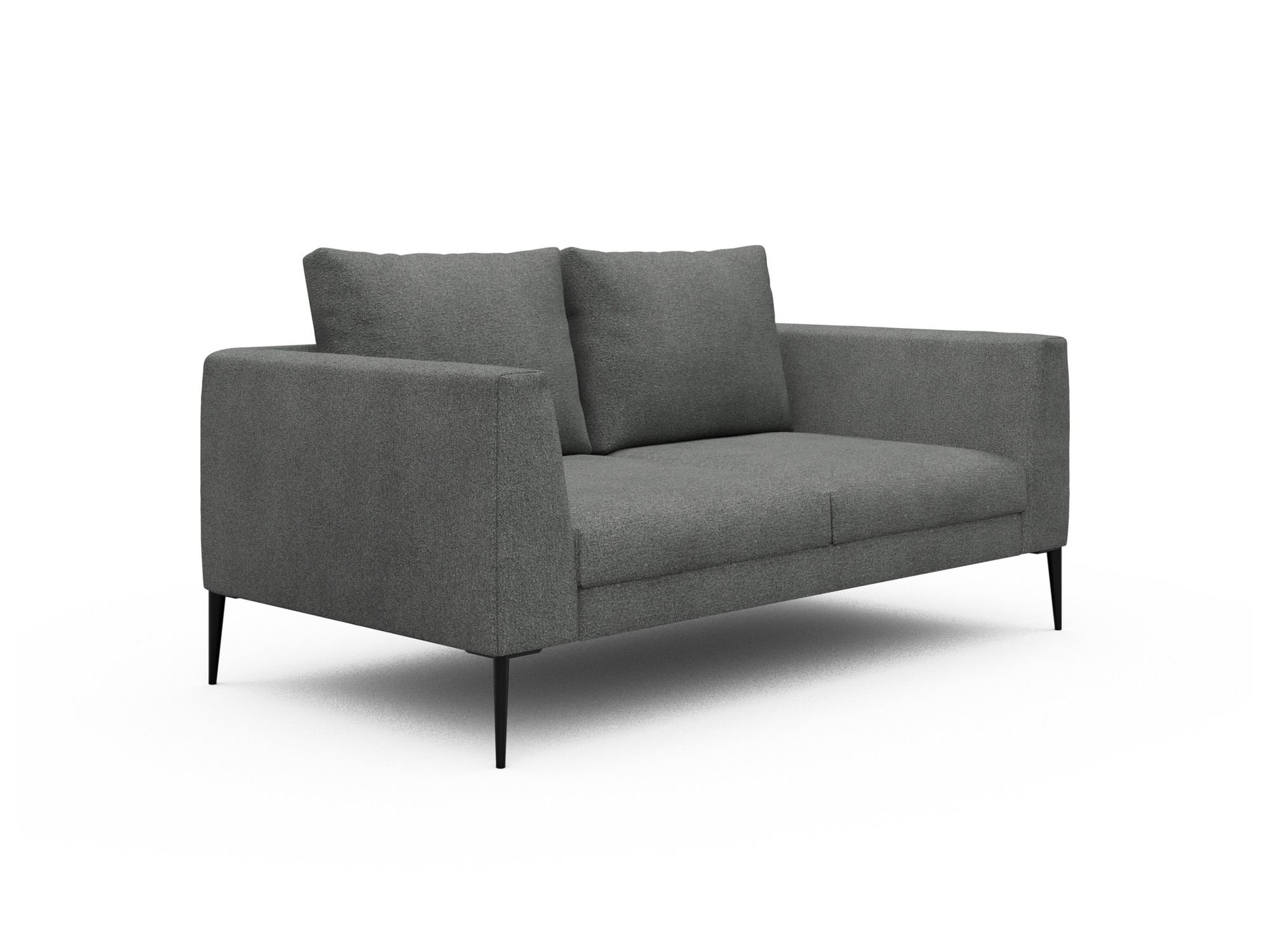 Skandi Home Sofa Paul 2-Sitzer Boucle-Ash-Grey moebelfaktor