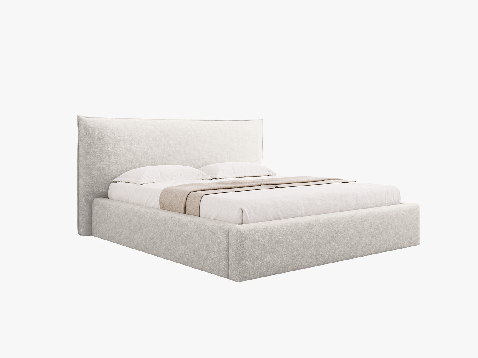 Micadoni Bett Kaelle Chenille Perfect Harmony Helles Beige