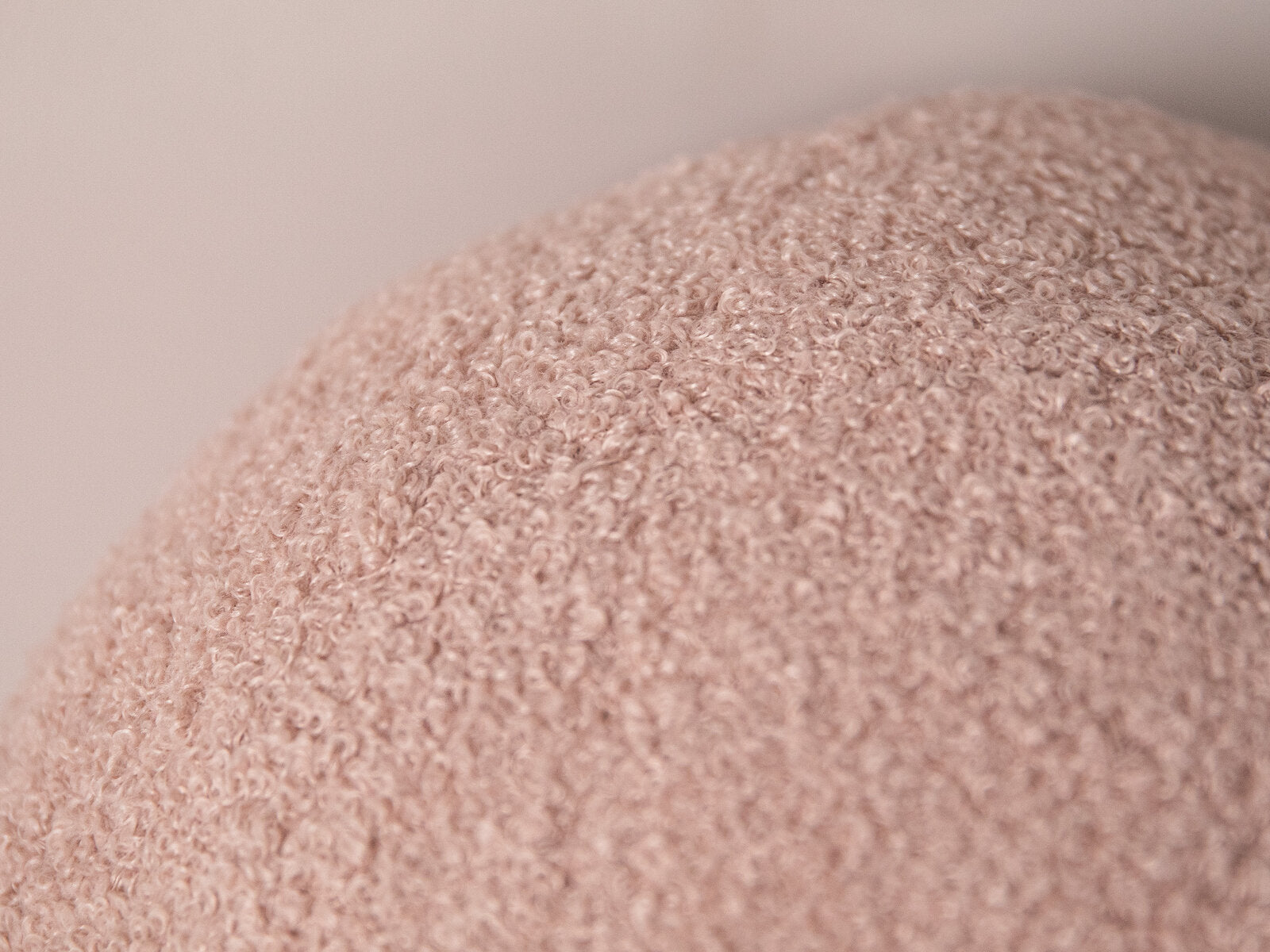 Micadoni Kissen Ball Boucle Puderrosa