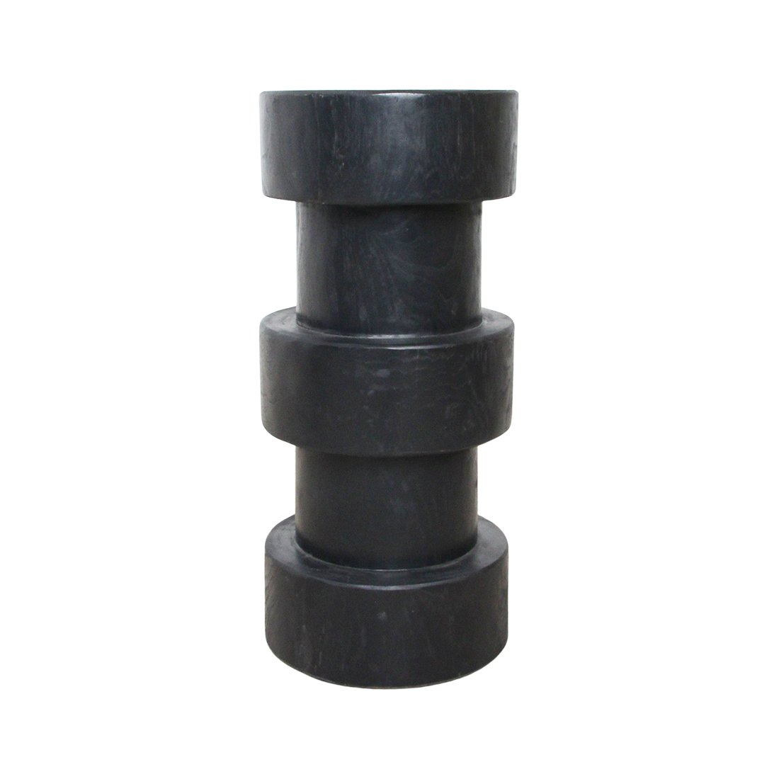 Raw Materials Forma Barhocker aus Teakholz Totoma schwarz
