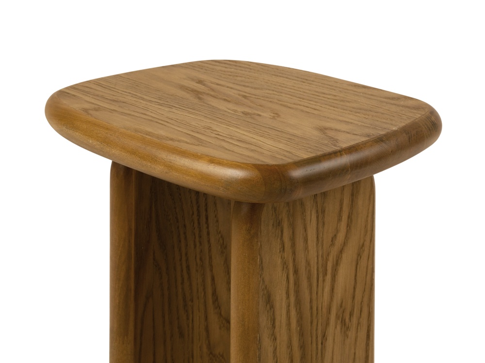 Cosmopolitan Design Couchtisch Sora 37 x 32 cm Natürliche Eiche