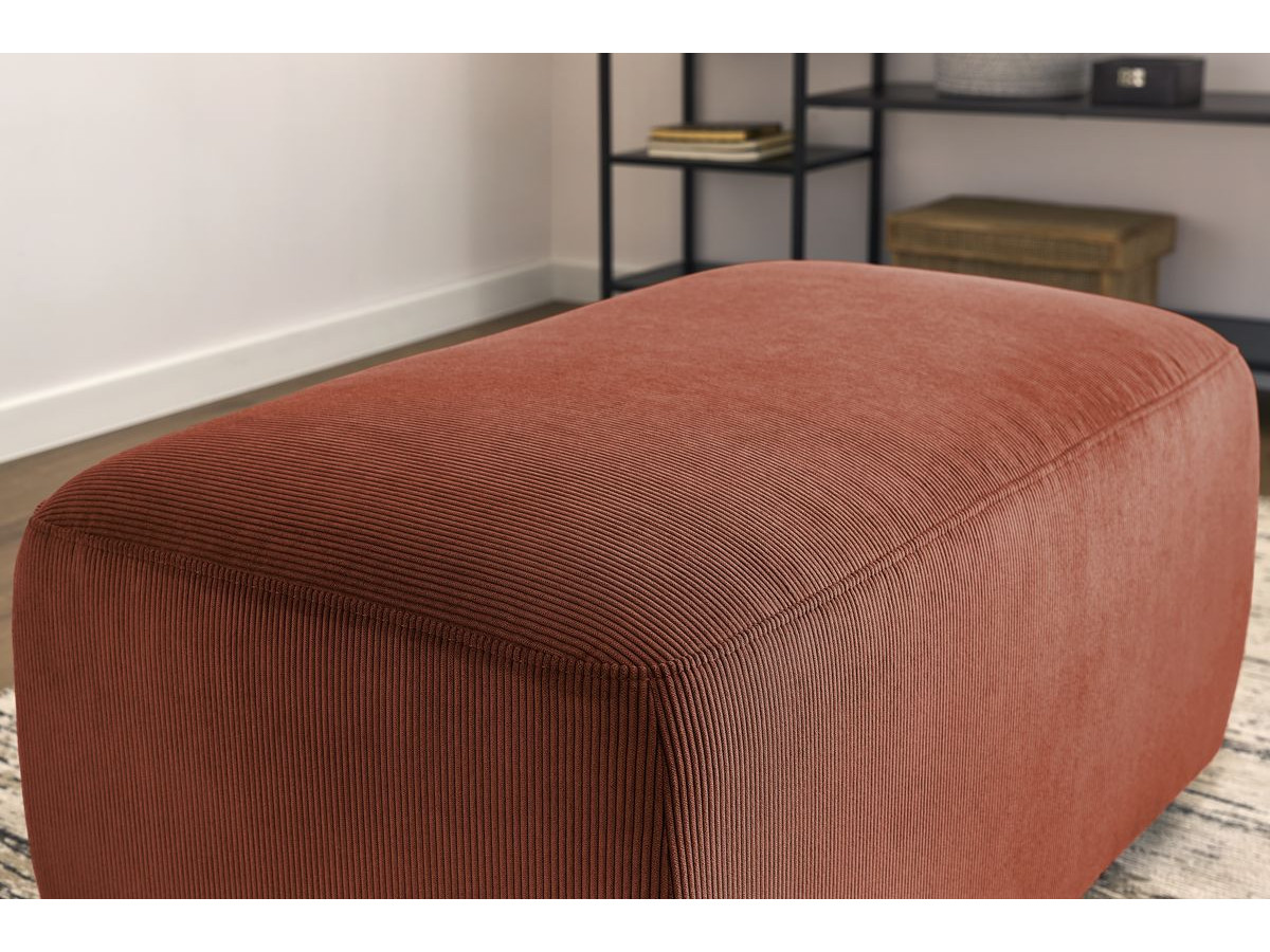 Bobochic Enjoy Pouf Cordsamt Orange