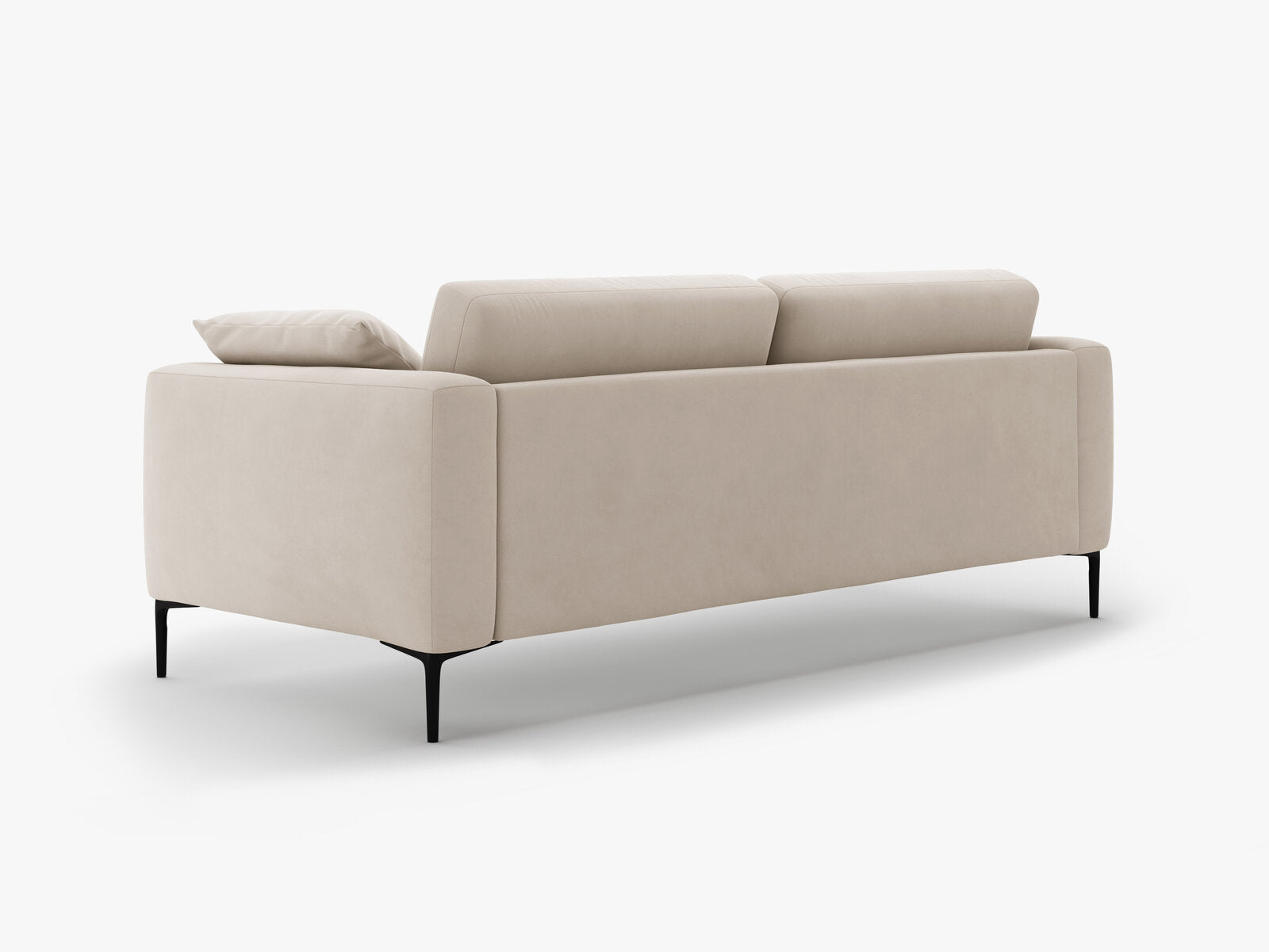 Micadoni Sofa Bemy 4-Sitzer Samt Beige