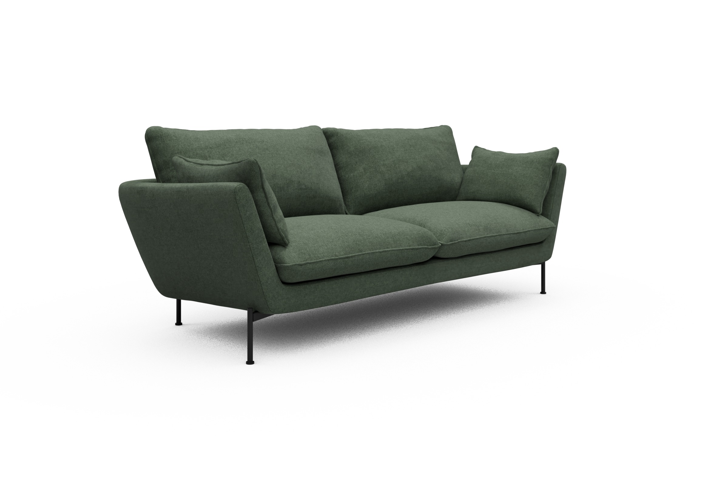 Sofa Anton 3-Sitzer Casone-Forest-Green