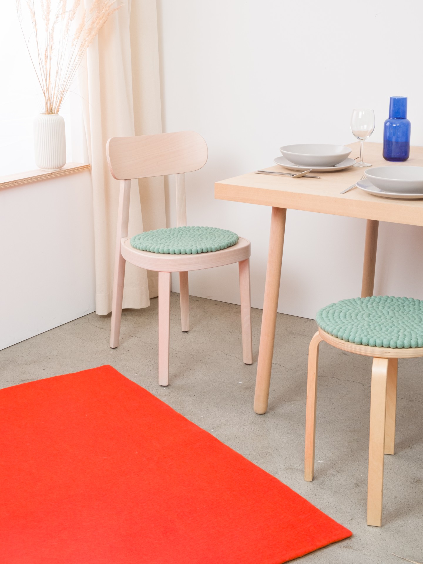 myfelt Fine - Filzkugel Sitzauflage rund