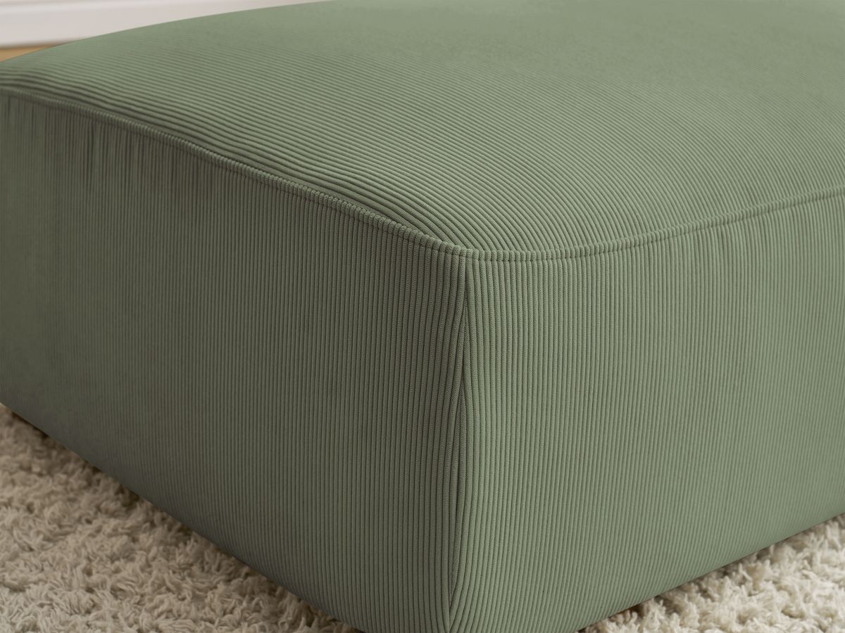 Bobochic Sidonie Pouf Cordsamt Grün