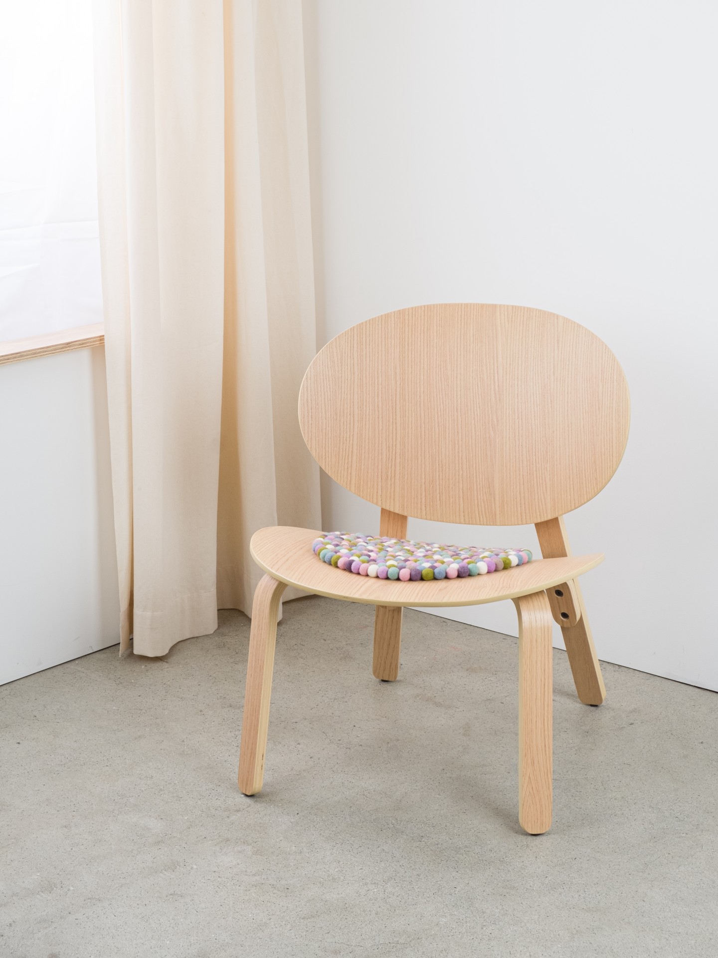 myfelt Greta - Filzkugel Sitzauflage rund