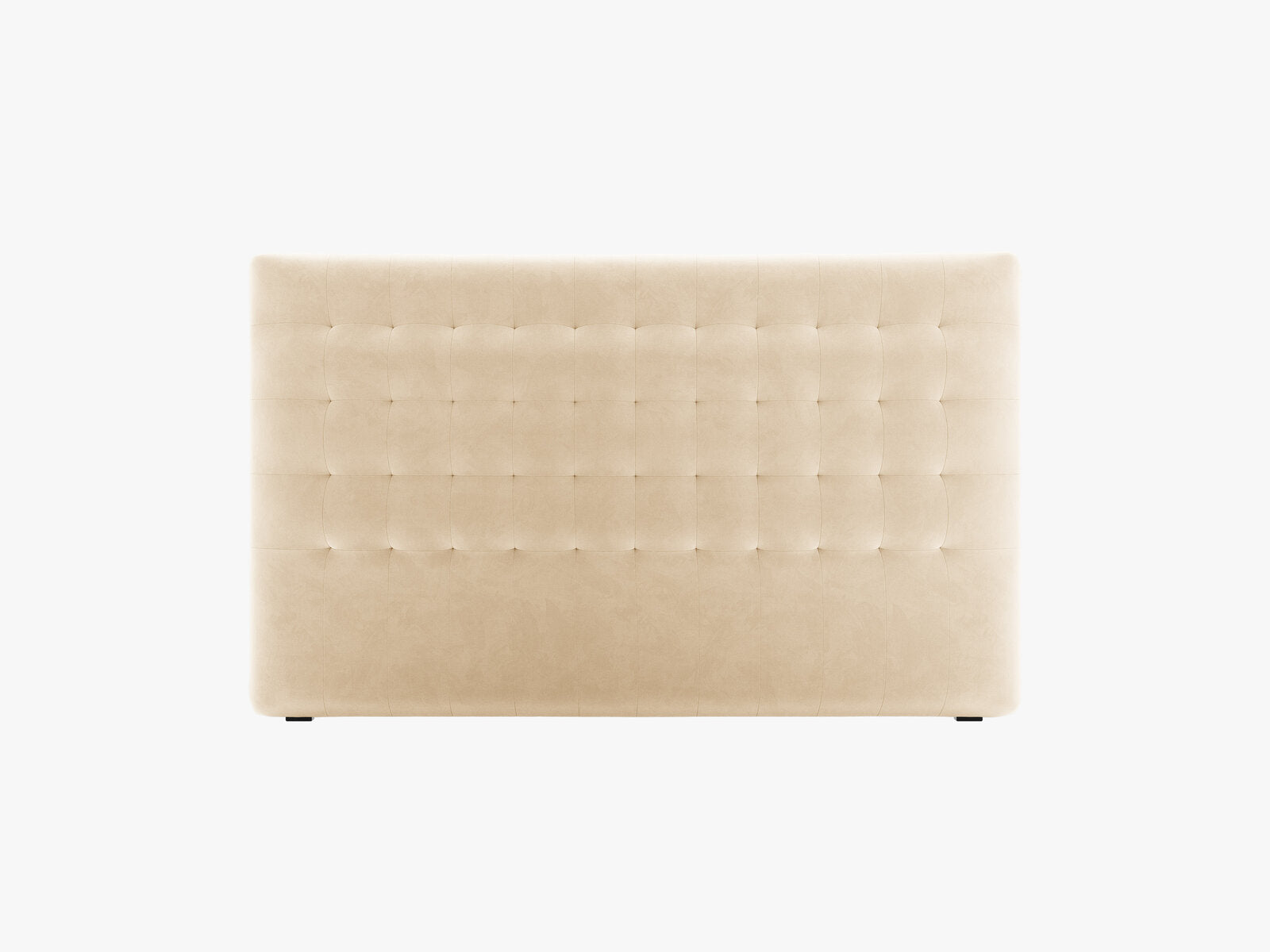 Micadoni Nova Samtiger Kopfteil 120 cm (H 95 cm) Samt Paris Nude 160x95