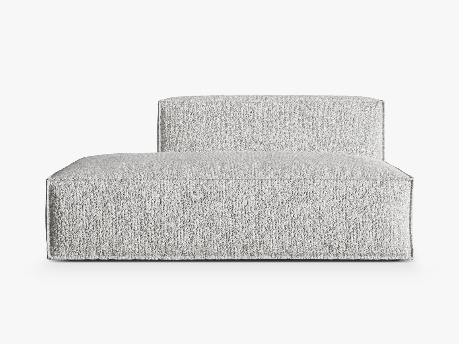 Micadoni Modul Nuria 3-Sitzer Links Boucle Silber