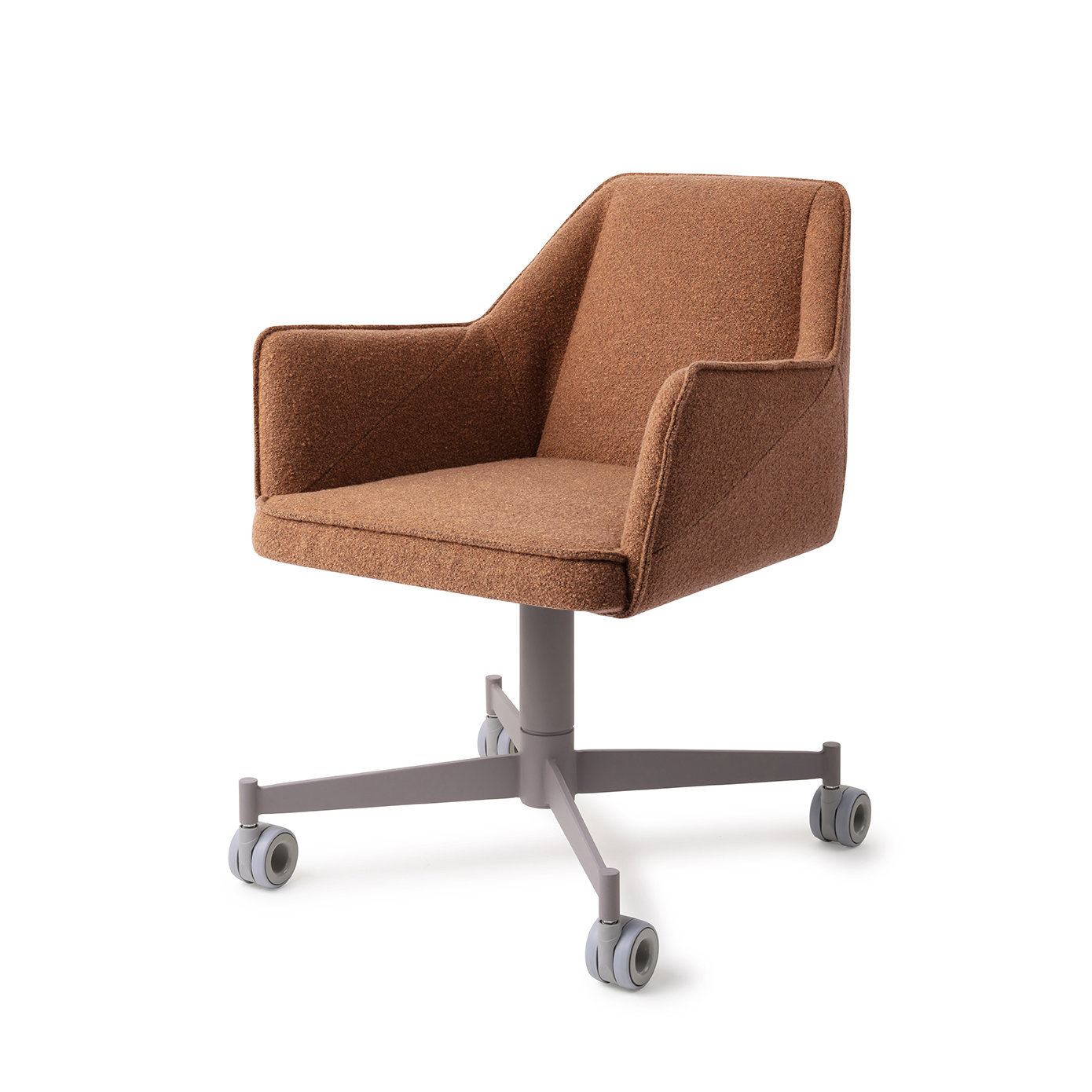 Jesper Home Esszimmerstuhl Tome Cinnamon Bun Caster Grau