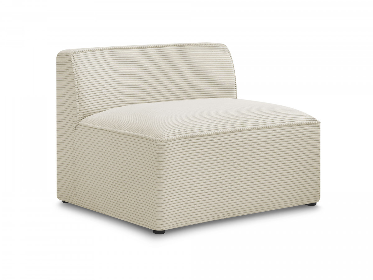 Bobochic Rousseau Sofamodul 1-Sitzer Cordsamt Beige
