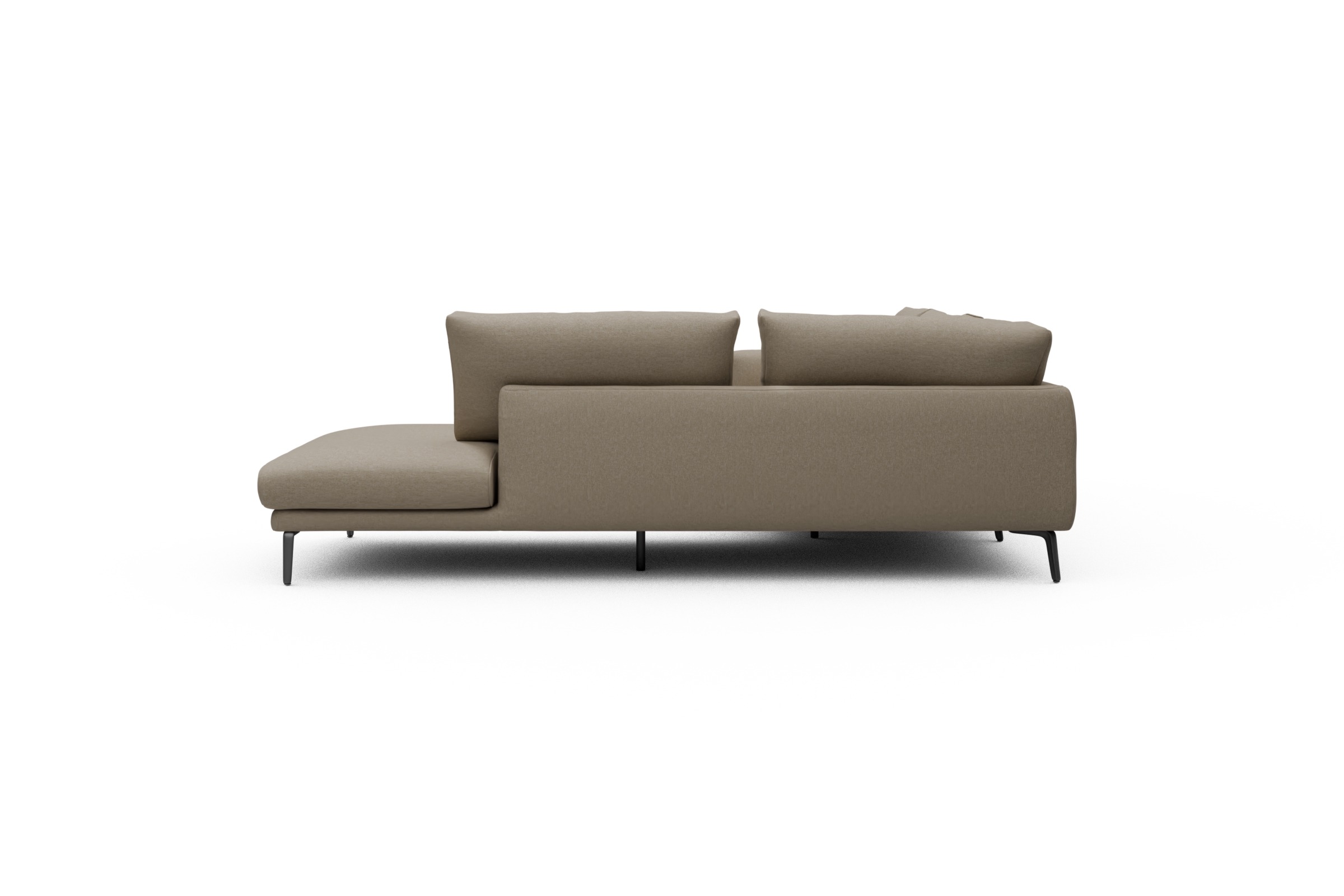 Ecksofa Karl Relax-Ecke rechts mit 2,5-Sitzer Satya-Natural