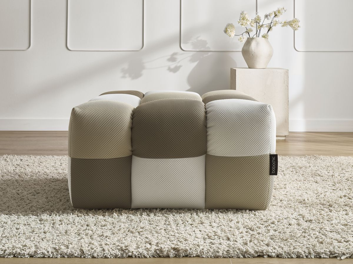 Bobochic Cloud Pouf Mesh-Stoff Mehrfarbig