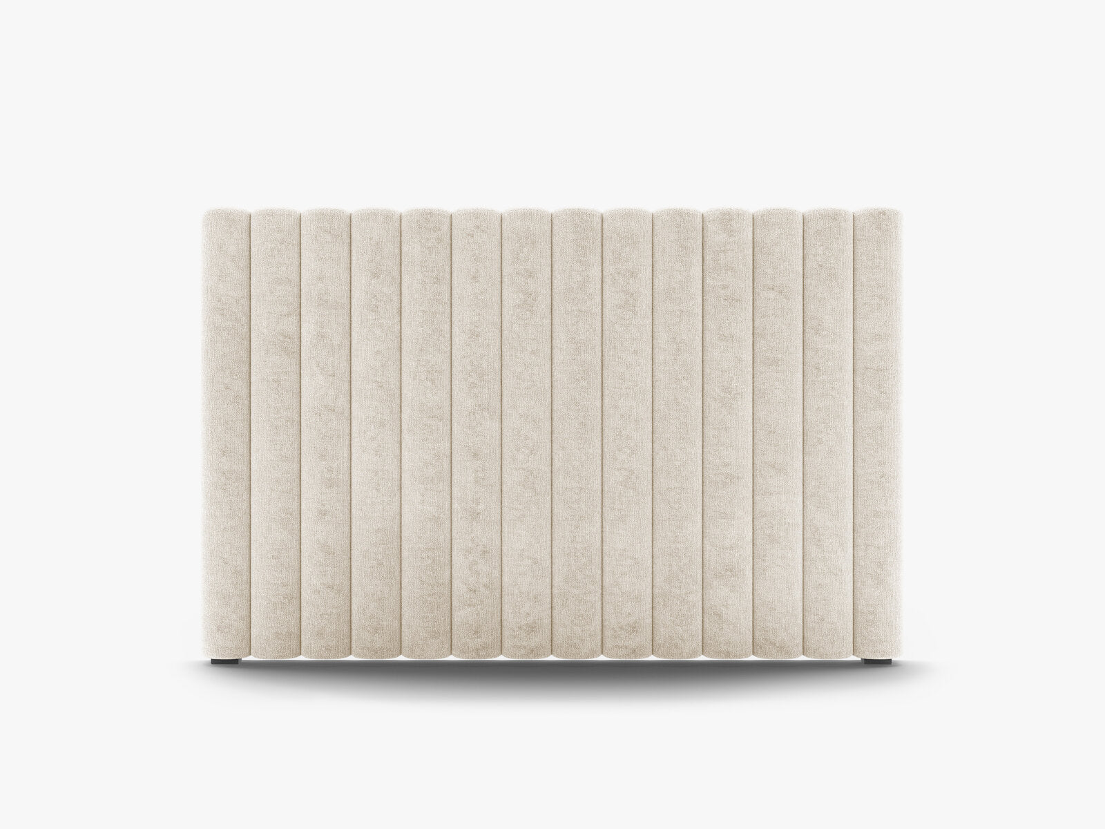 Micadoni Mistero Samtiger Kopfteil 80 cm Chenille Perfect Harmony Helles Beige 140x95