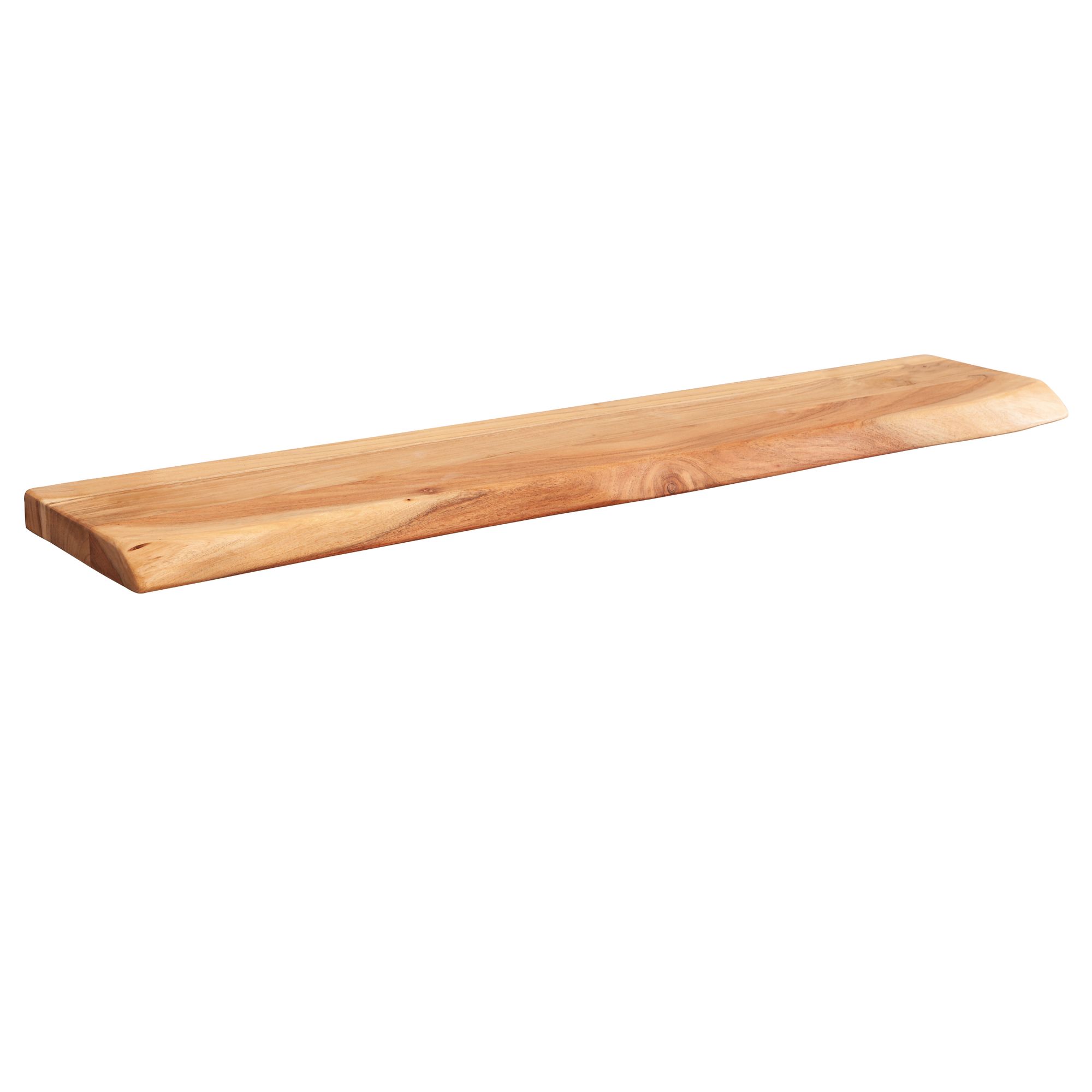 Wandregal Norhalne Akazie Massivholz 115 × 25 × 4 cm