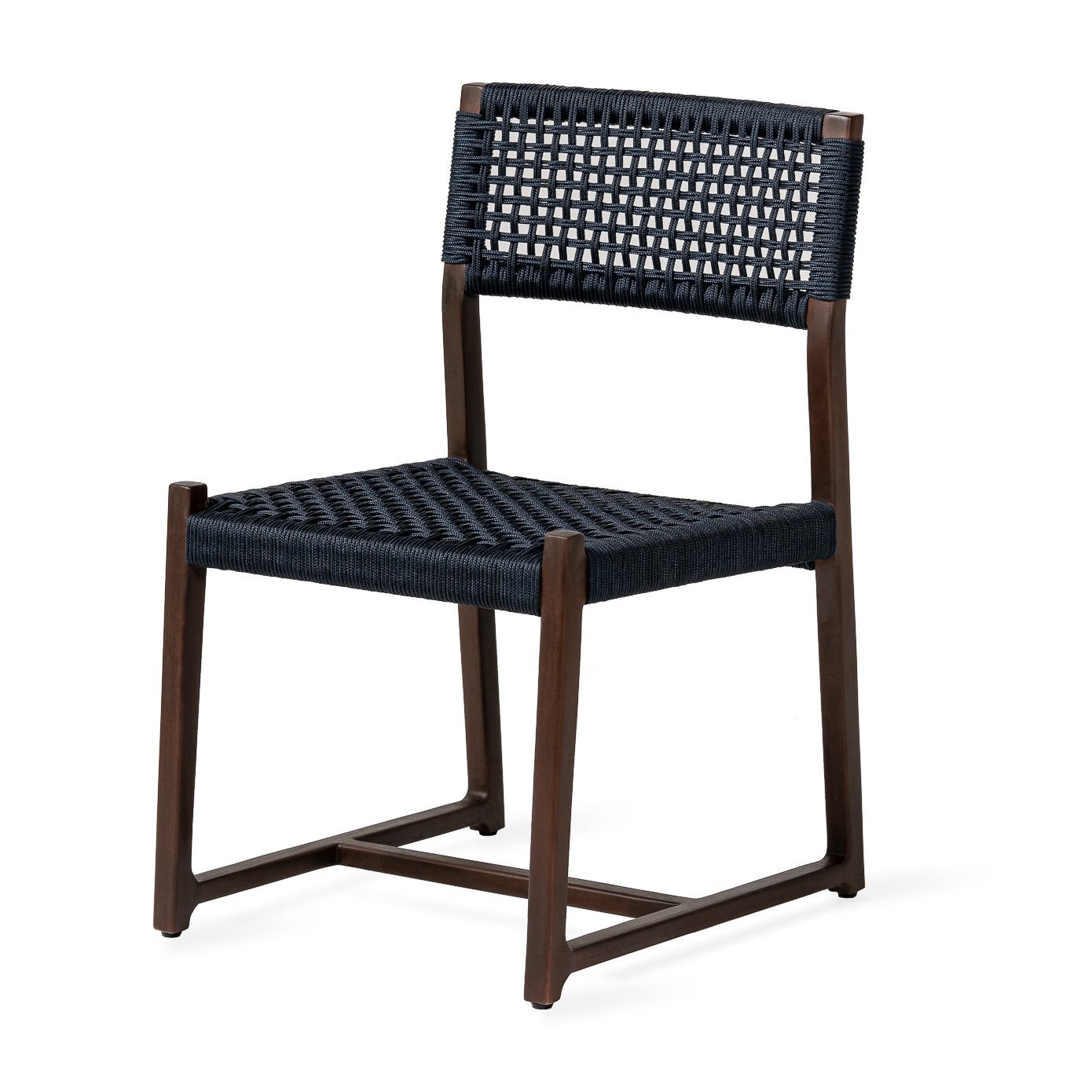 Jesper Home Outdoor-Stuhl Kuwana Indigo-Weave Gestell Espresso