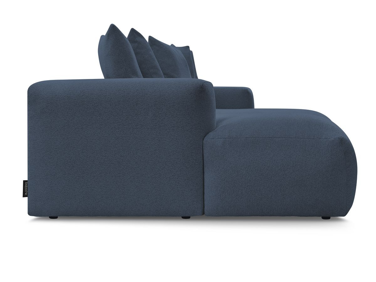 Bobochic Voltaire Sofa 4-Sitzer 248 × 170 cm Melange-Stoff Dunkelblau