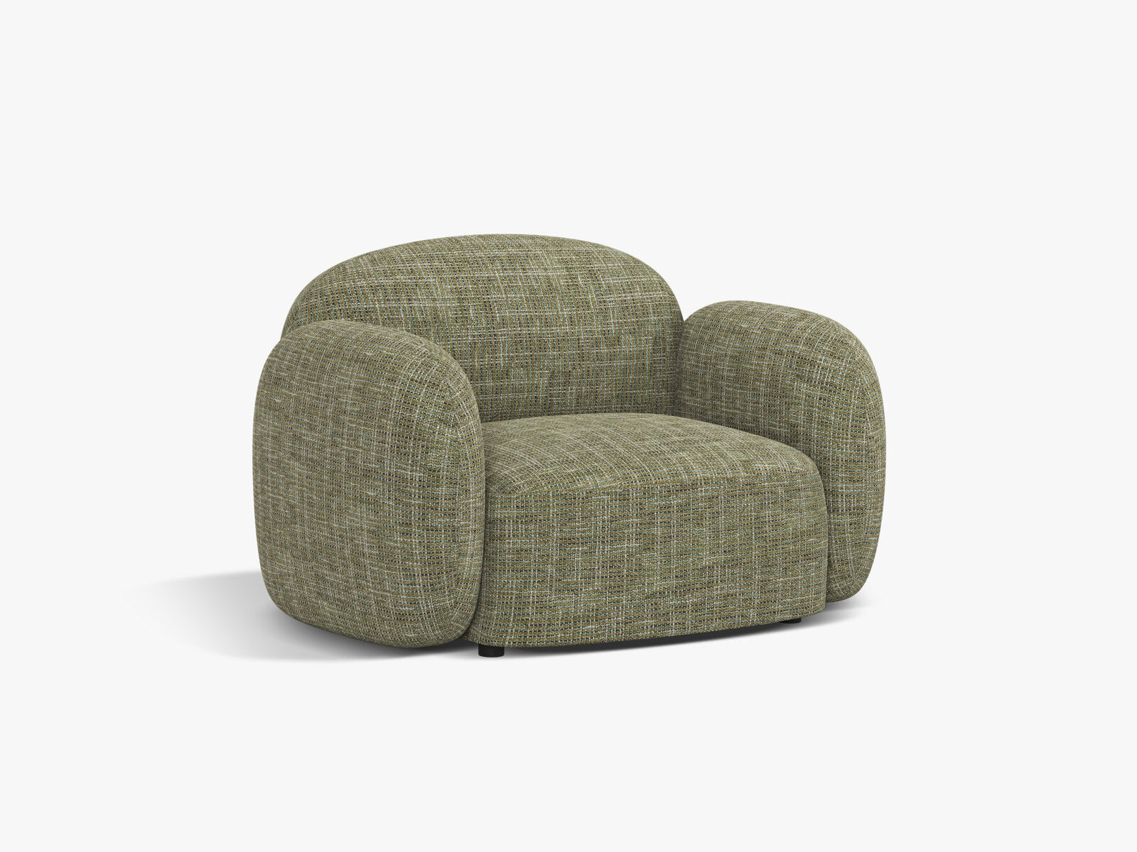Micadoni Sessel Blair Strukturierter Stoff Baltimore Olive