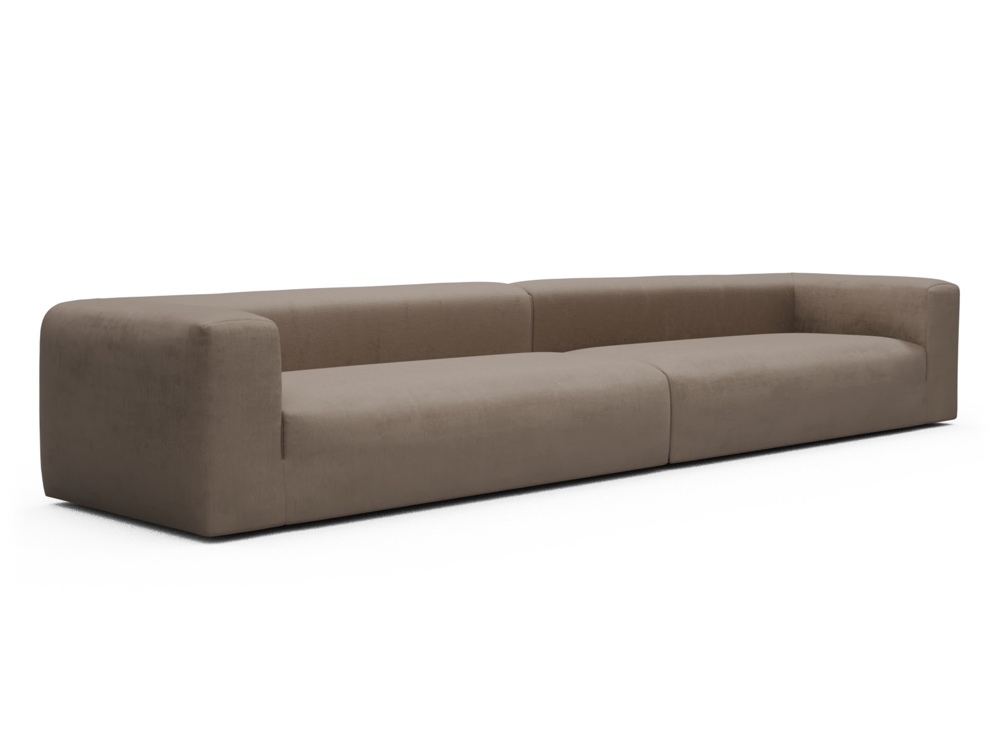 Skandi Home Modulares XXL Sofa Fred 5-Sitzer Cordufine-Biege moebelfaktor