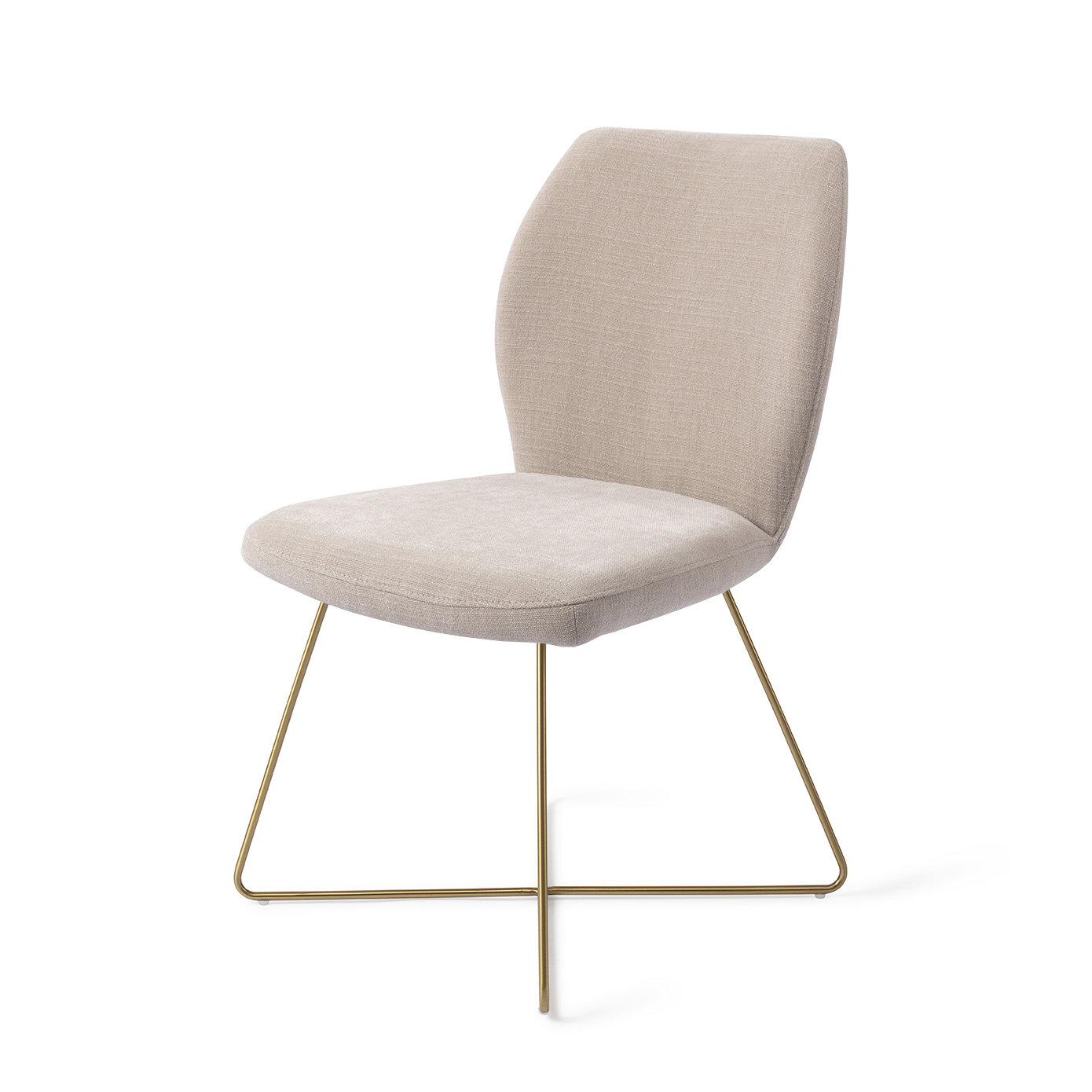 Jesper Home Esszimmerstuhl Ikata Sand Strand Cross Gold