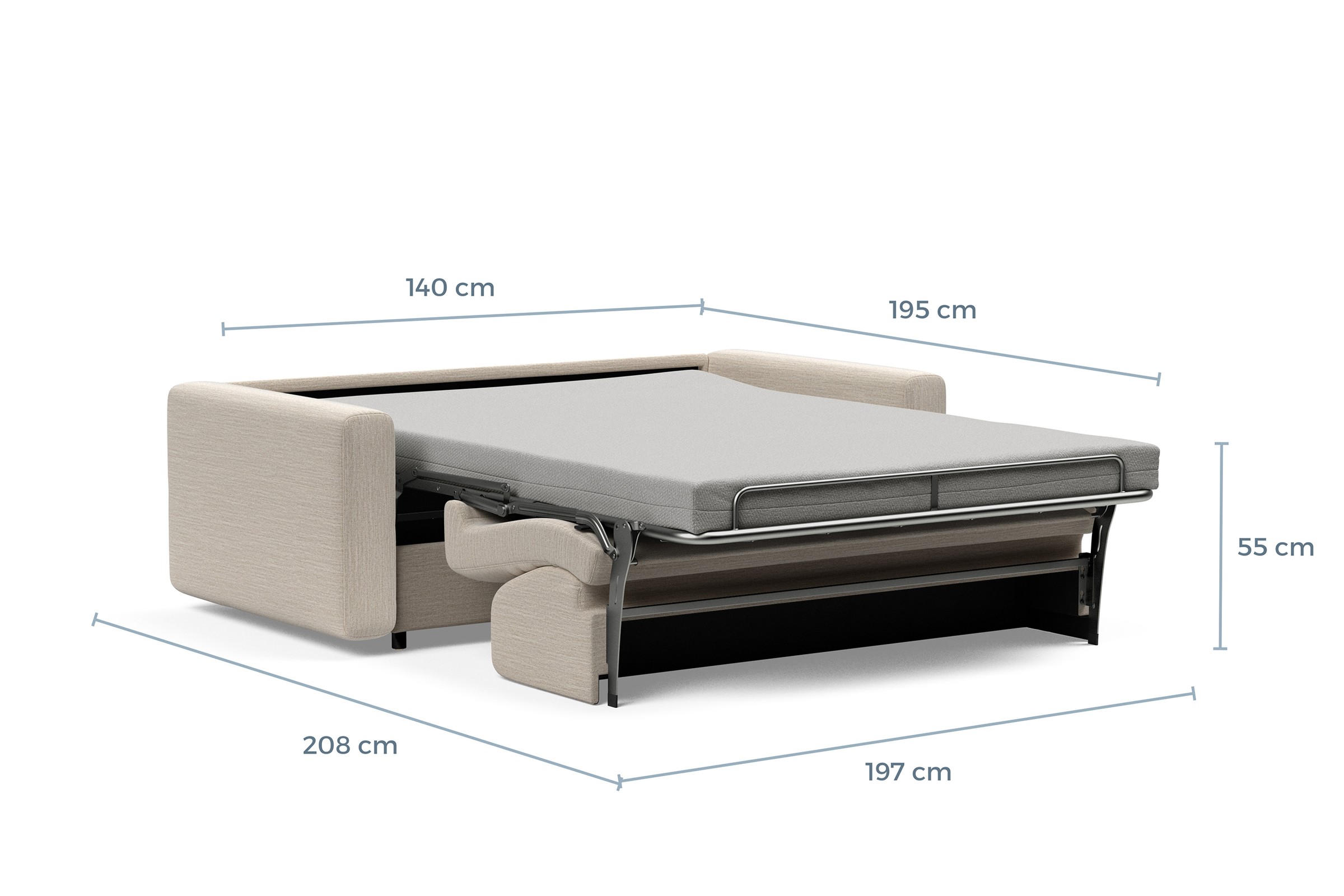 Schlafsofa Killian mit Memory-Matratze