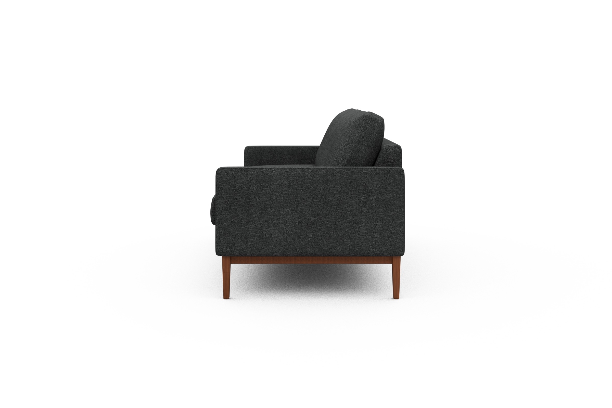 Sofa Bodo 2,5-Sitzer Boucle-Charcoal