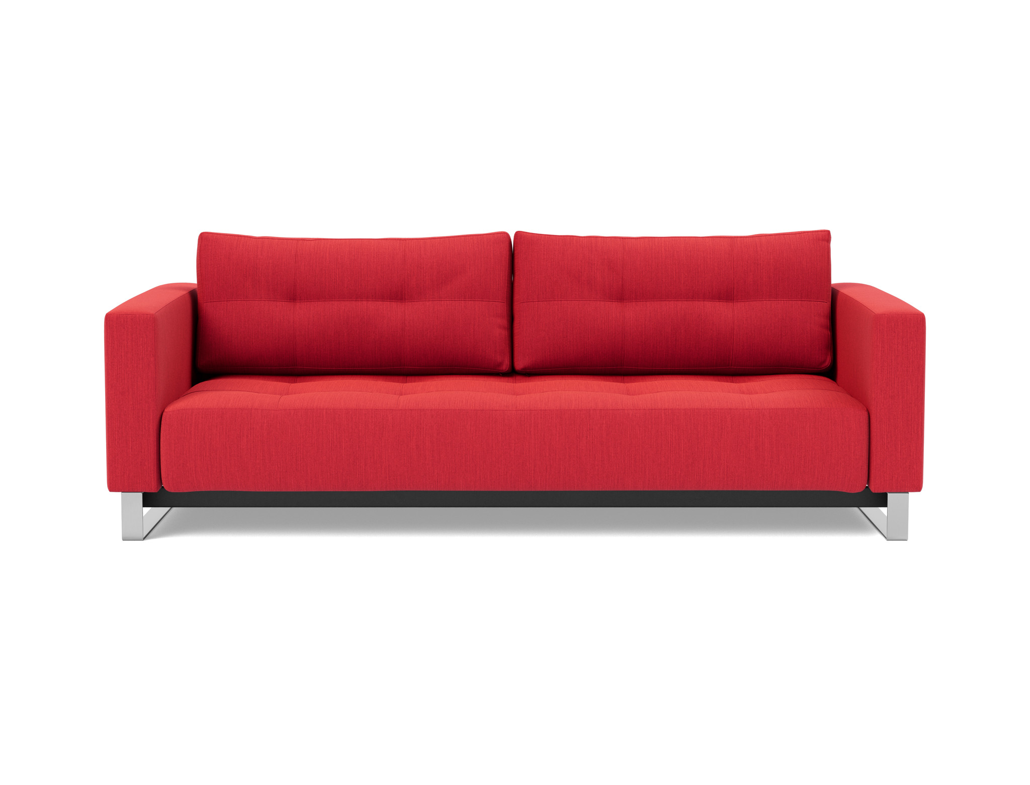 Schlafsofa Cassius D.E.L. Flachgewebe Elegance 511-Red